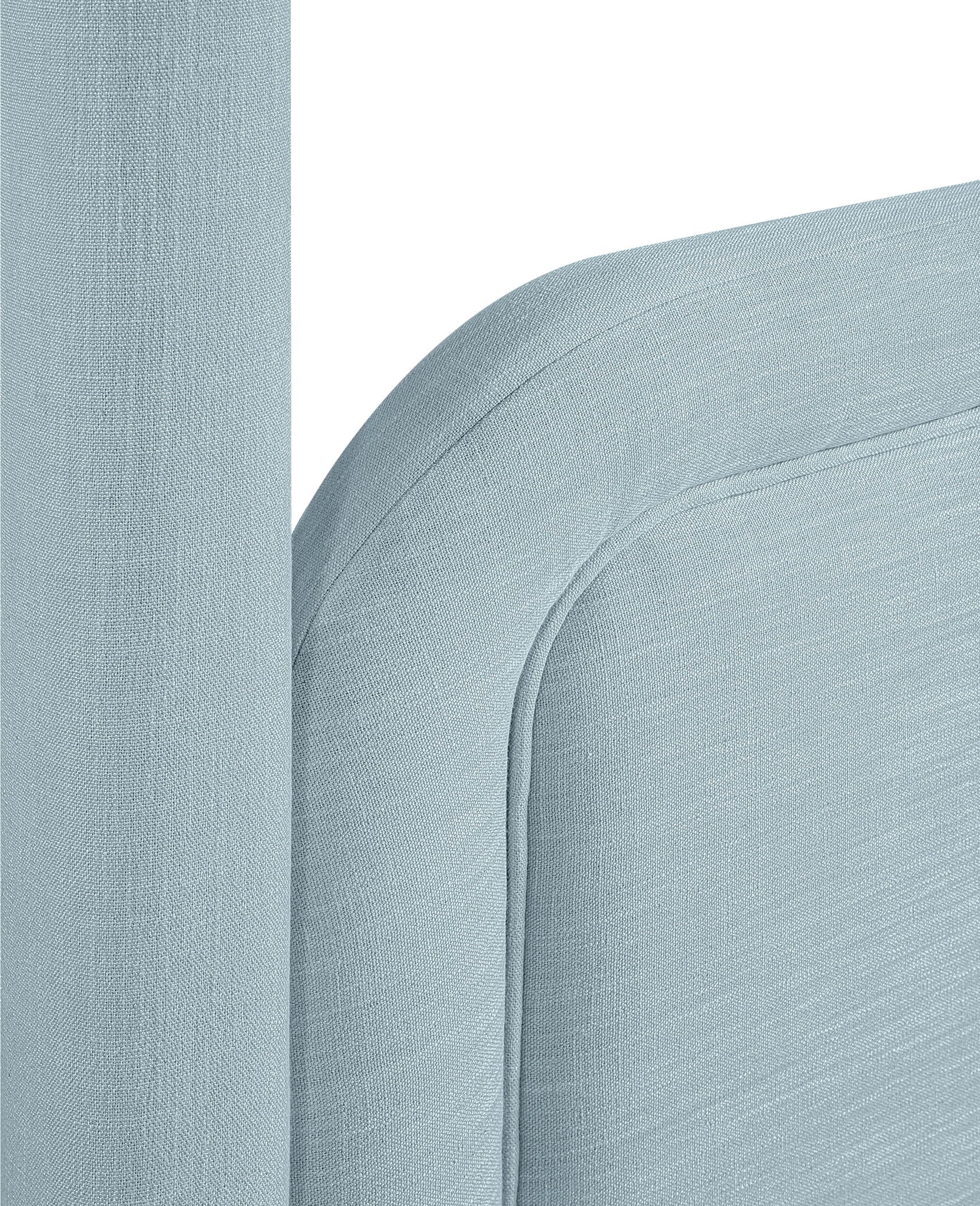 Salina - Linen Textured Fabric Upholstered Bed