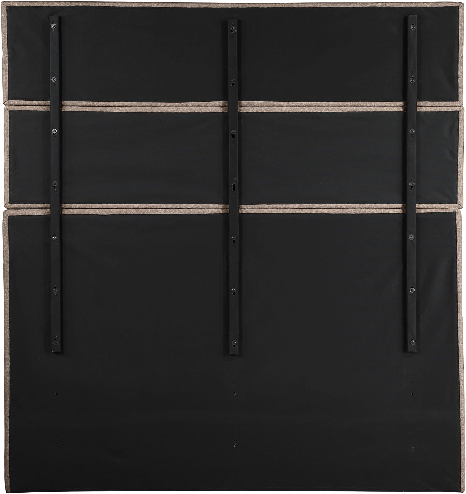 Adam - Linen Fabric Bed With 89" Headboard