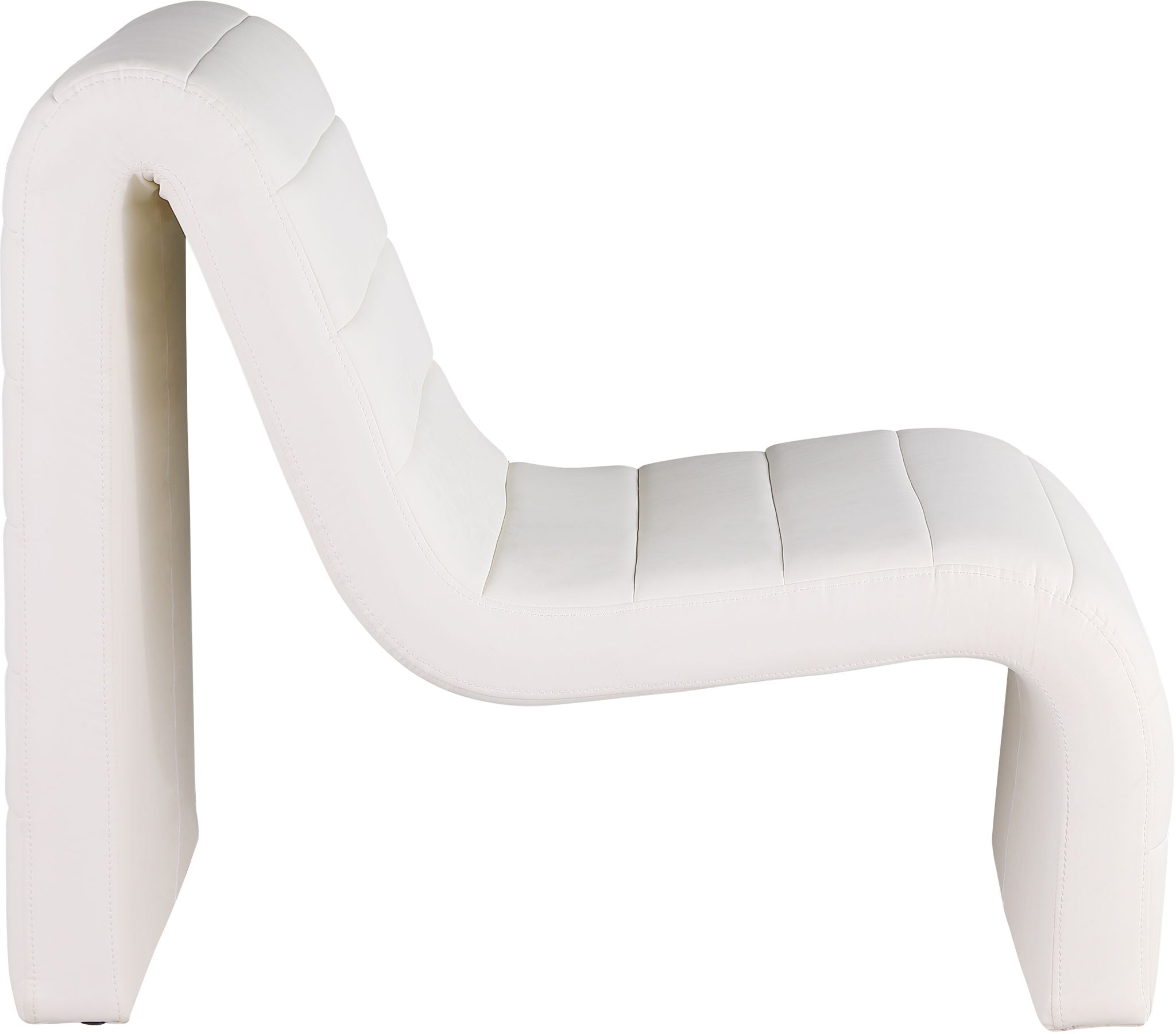 Ivy - Faux Leather Accent Chair