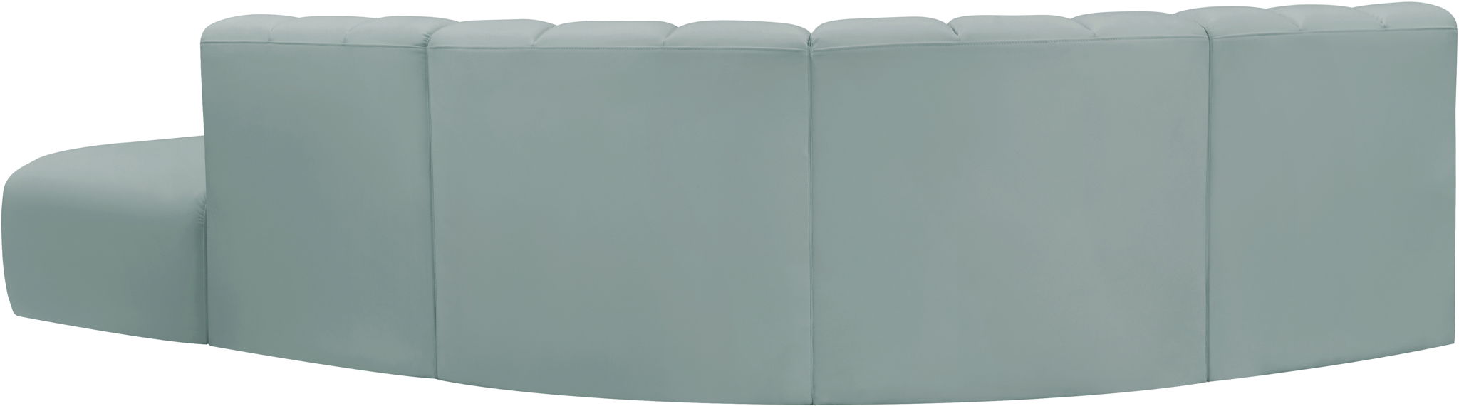 Arc - Faux Leather 5 Piece Corner Modular Sofa