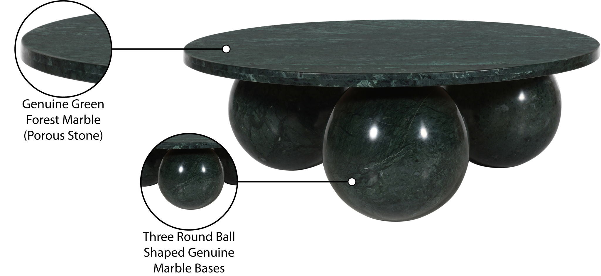 Spherical - Marble/Stone Coffee Table