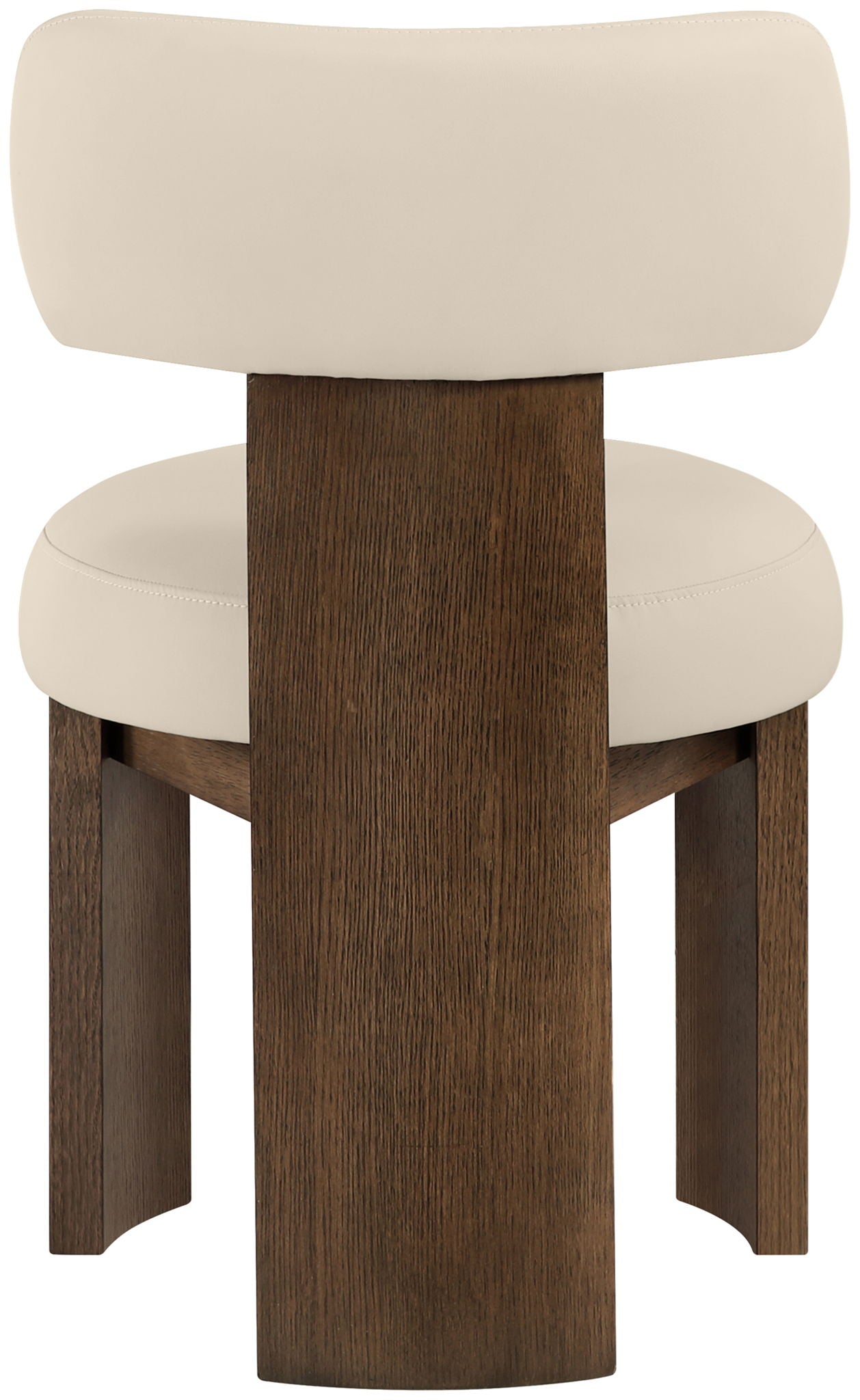 Atelier - Vegan Leather Upholstered Dining Chair (Set of 2) - Painted Brown Frame