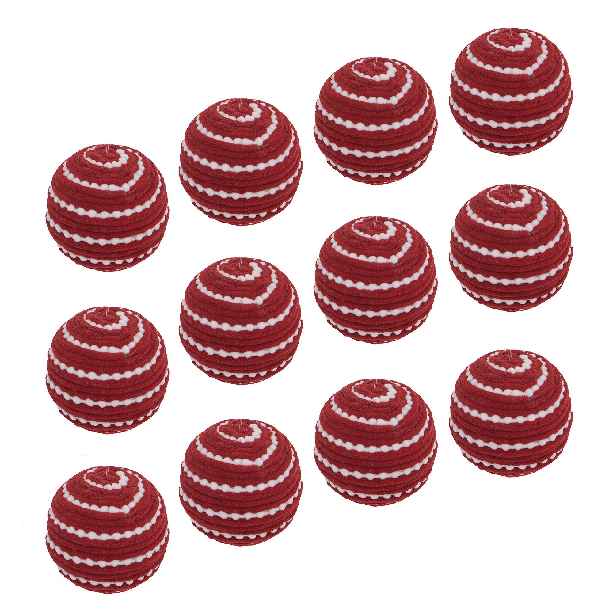 Christmas Ball Ornaments Decorative Hanging Ball Christmas Tree Ornaments For Holiday Party Decorations (Set of 12)
