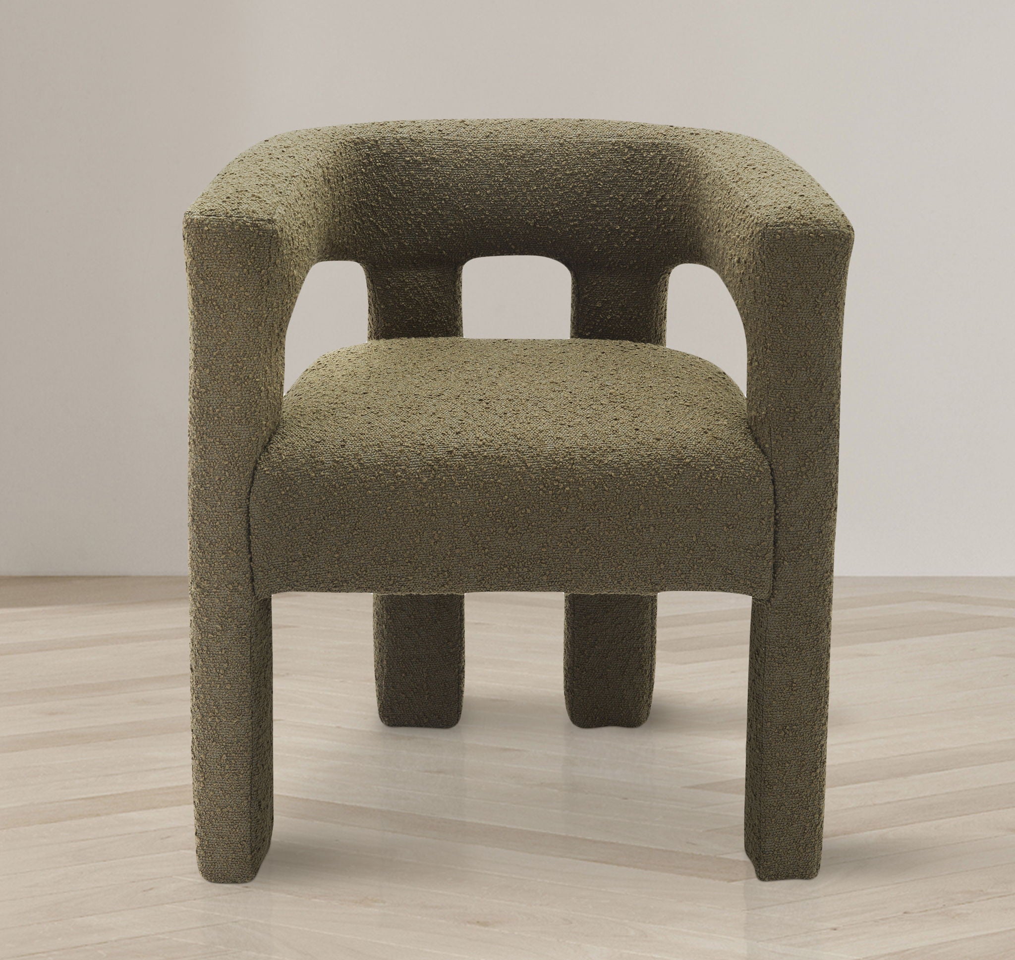 Athena - Boucle Fabric Dining Chair
