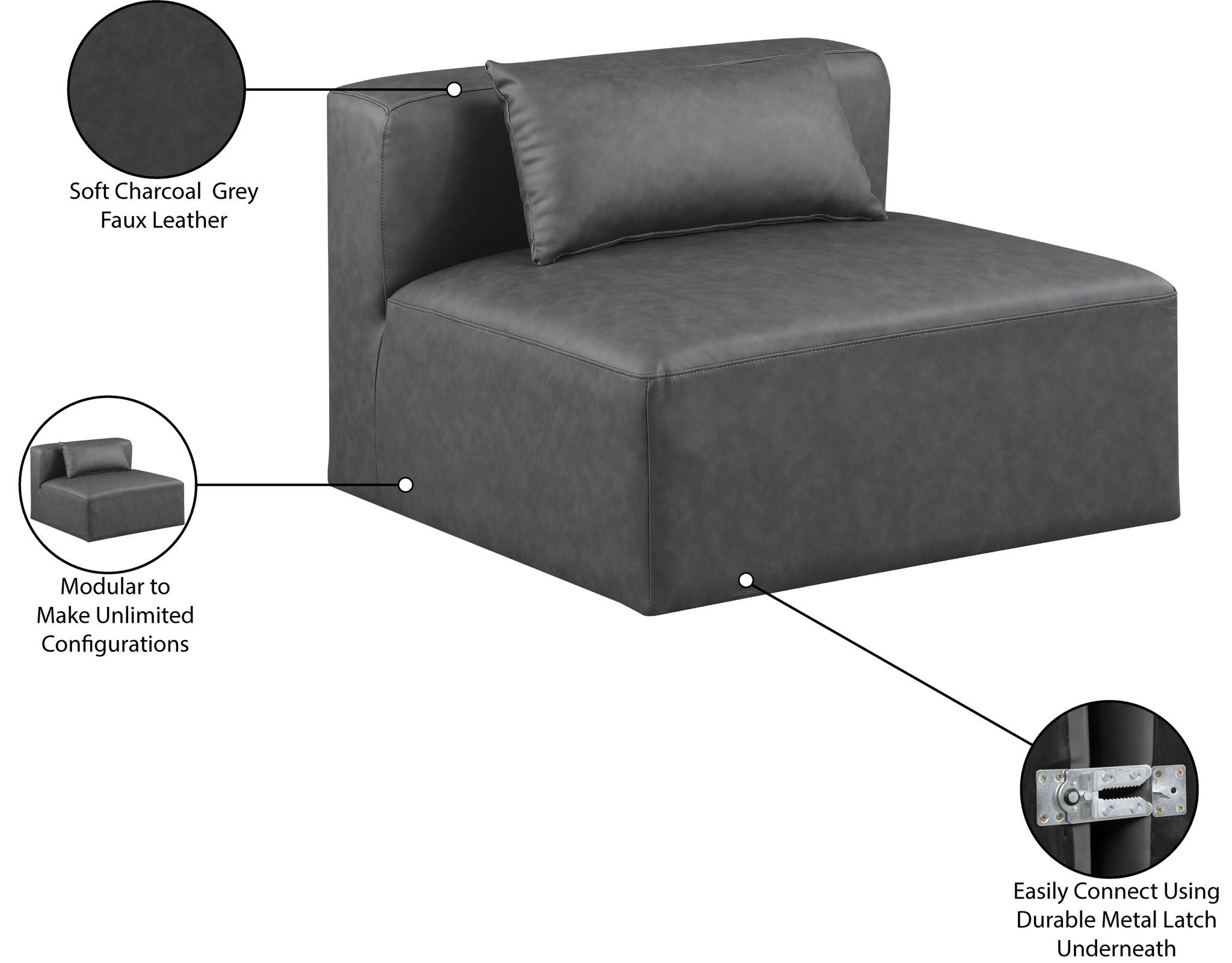 Cube - Armless Chair