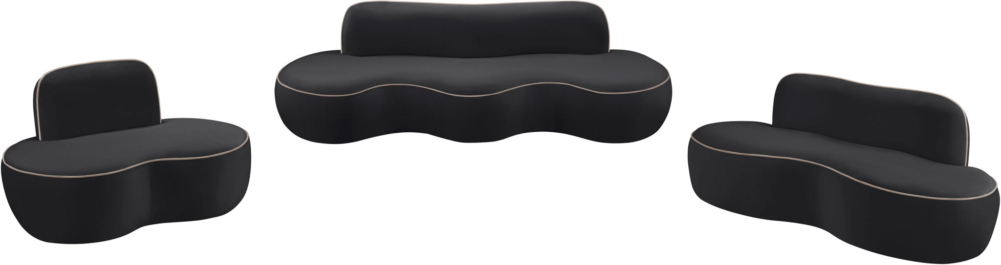 Swerve - Velvet 101" Upholstered Sofa