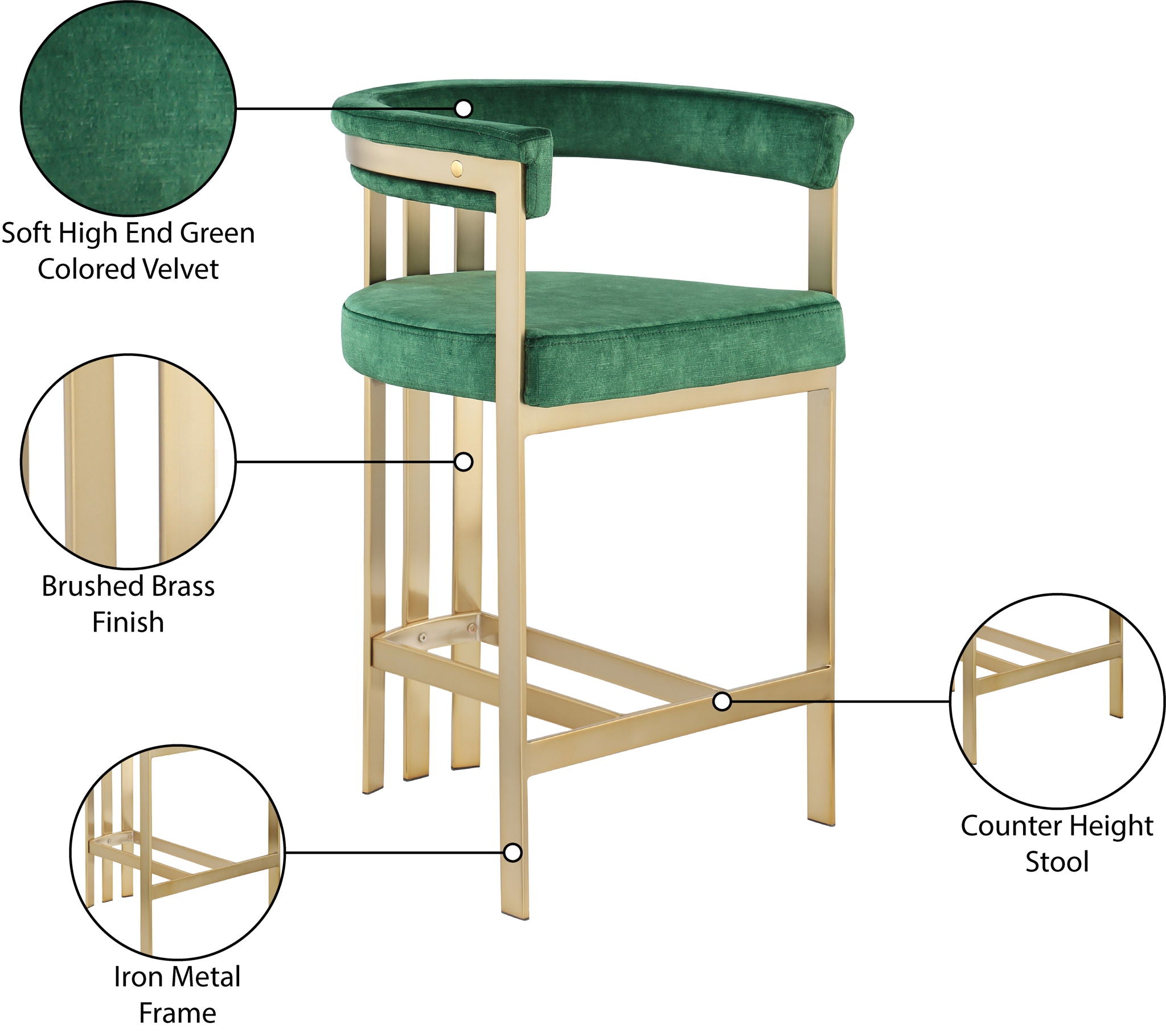 Marcello - Counter Stool