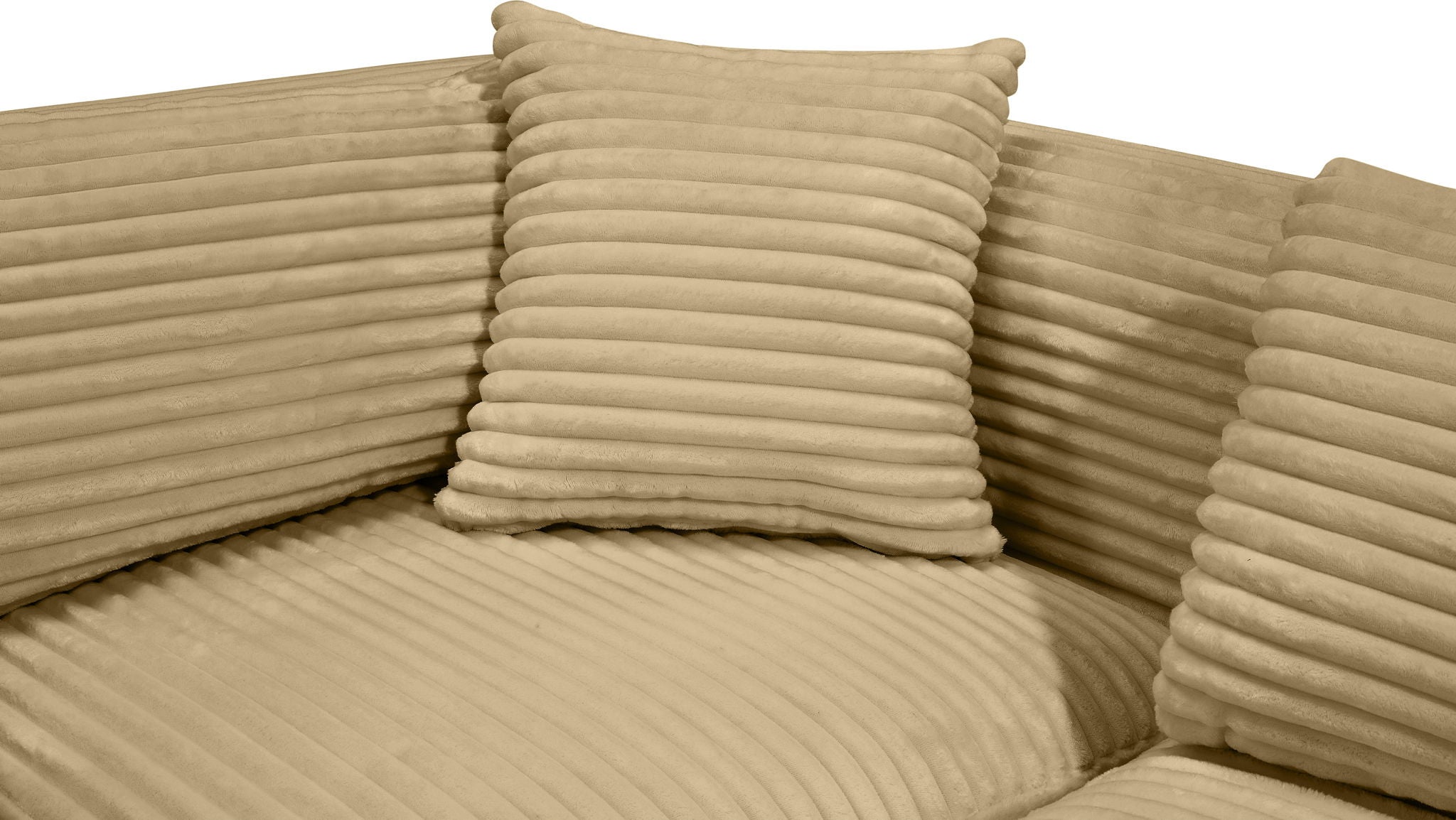 Shaggy - Fabric 9 Piece Modular U-Shaped Sectional