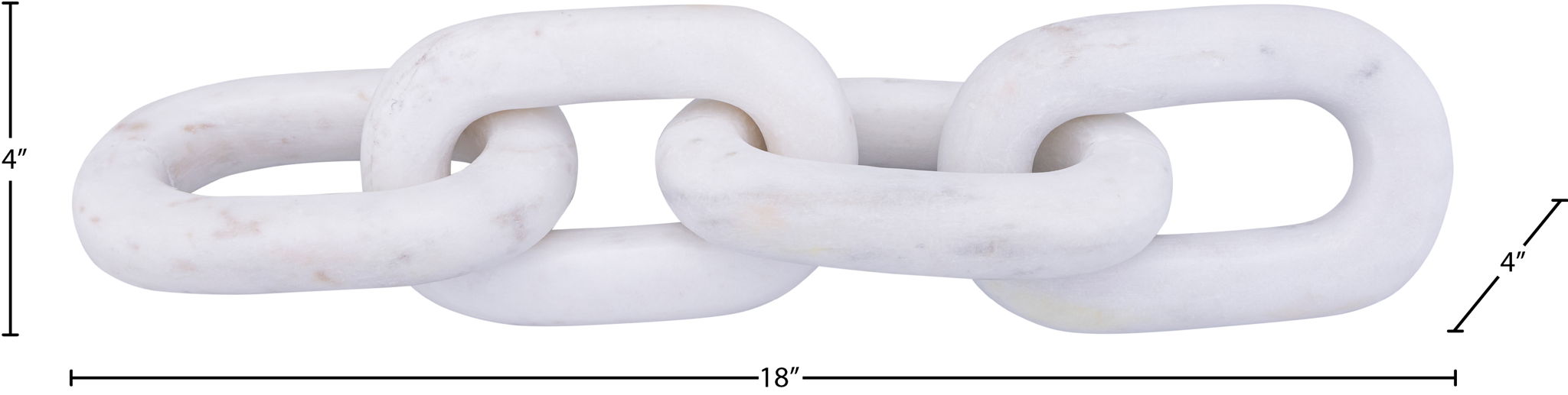 Lynx - Marble Decorative Chain Links