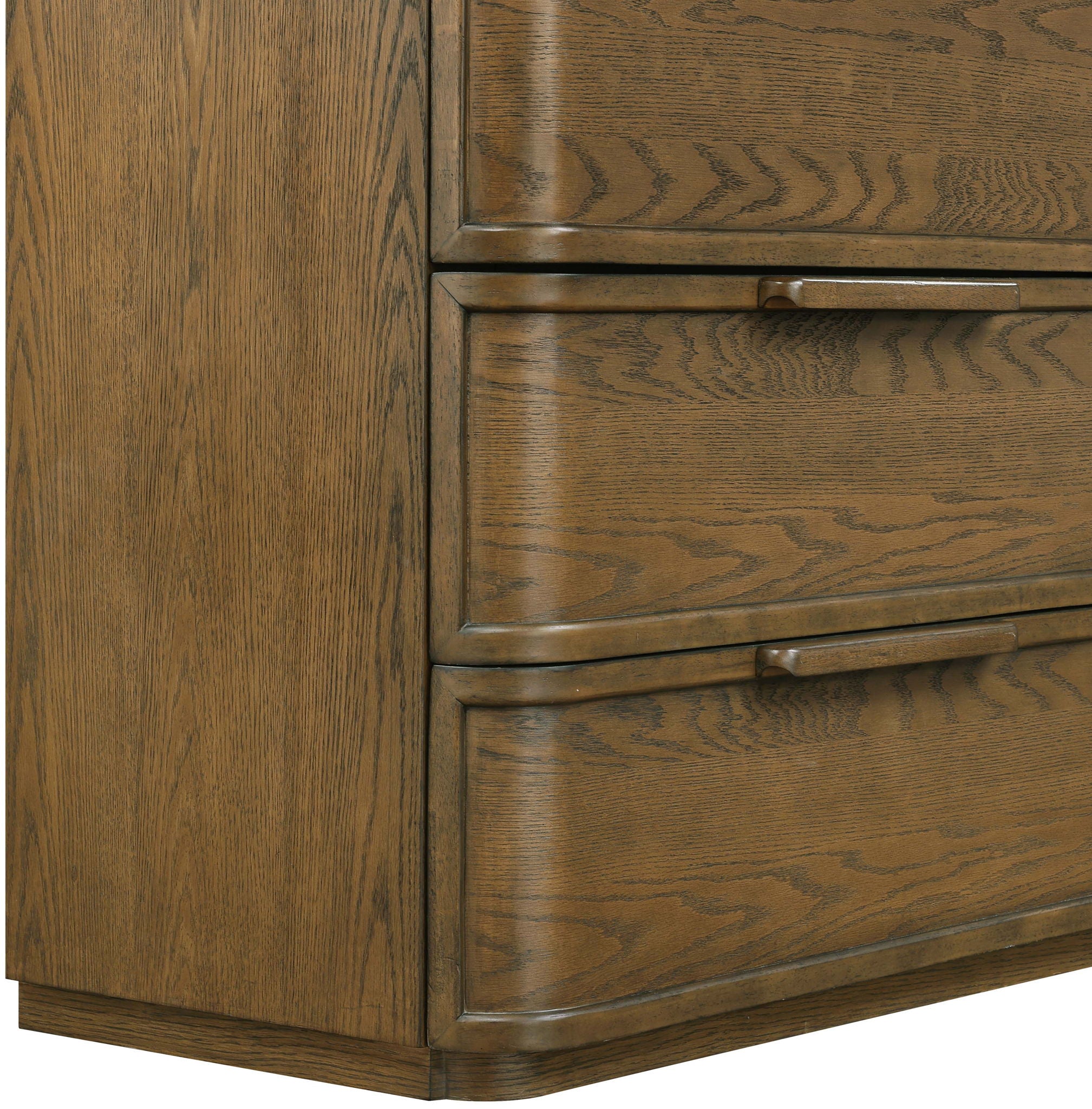 Tiberio - Oak Veneer And Solid Wood Nightstand