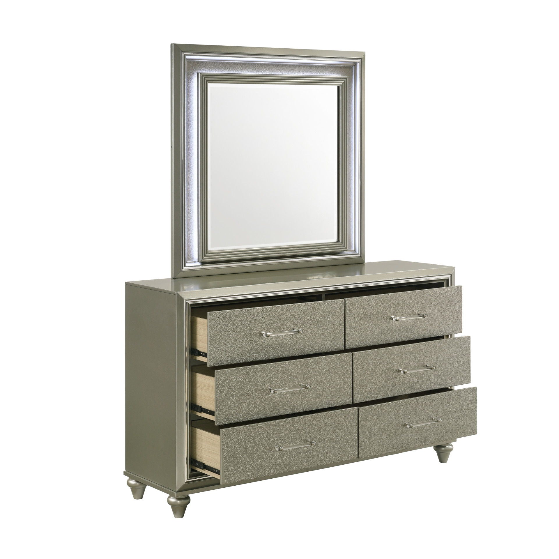 Lumina - Lighted Mirror - Silver