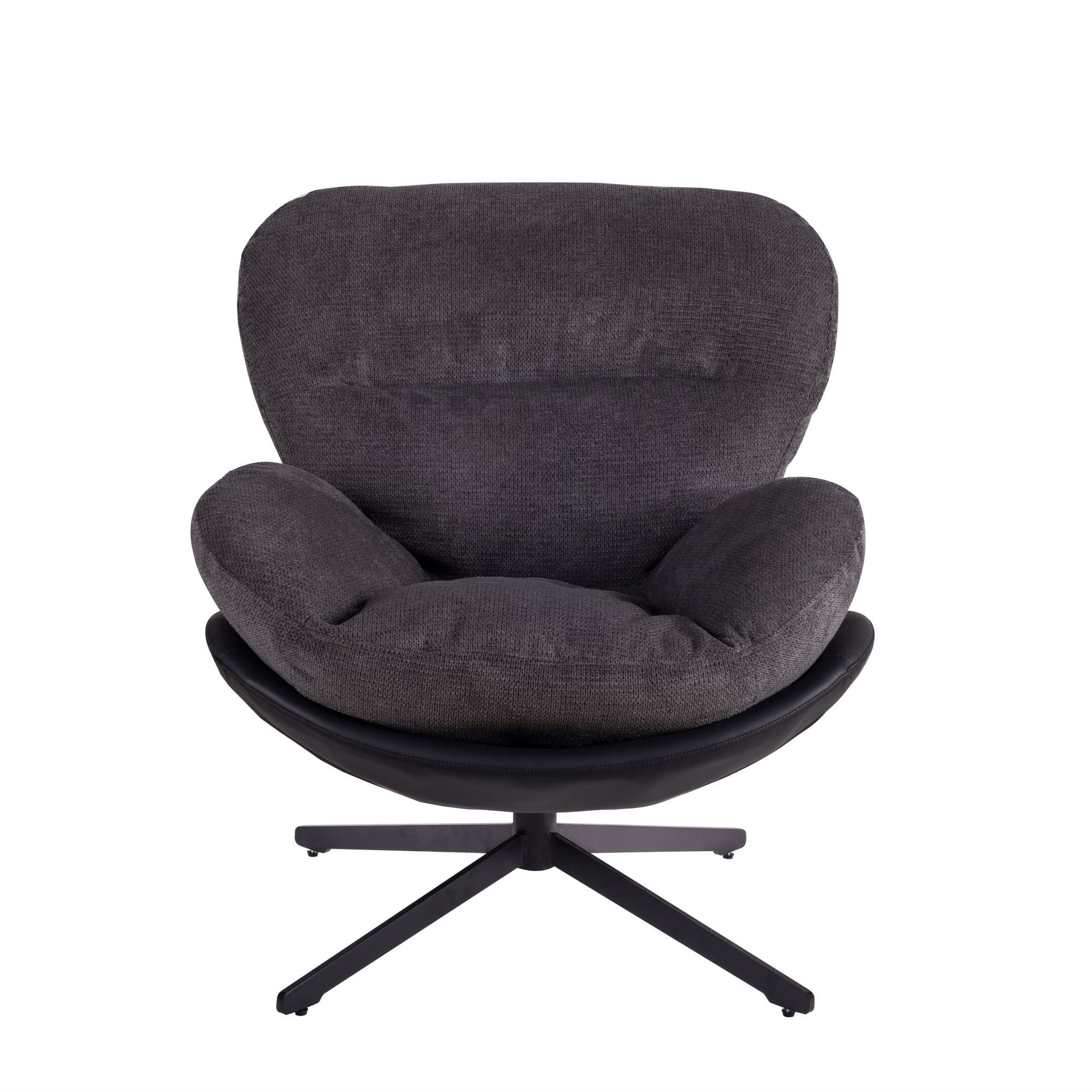 360° Swivel Office Chair, No Wheels