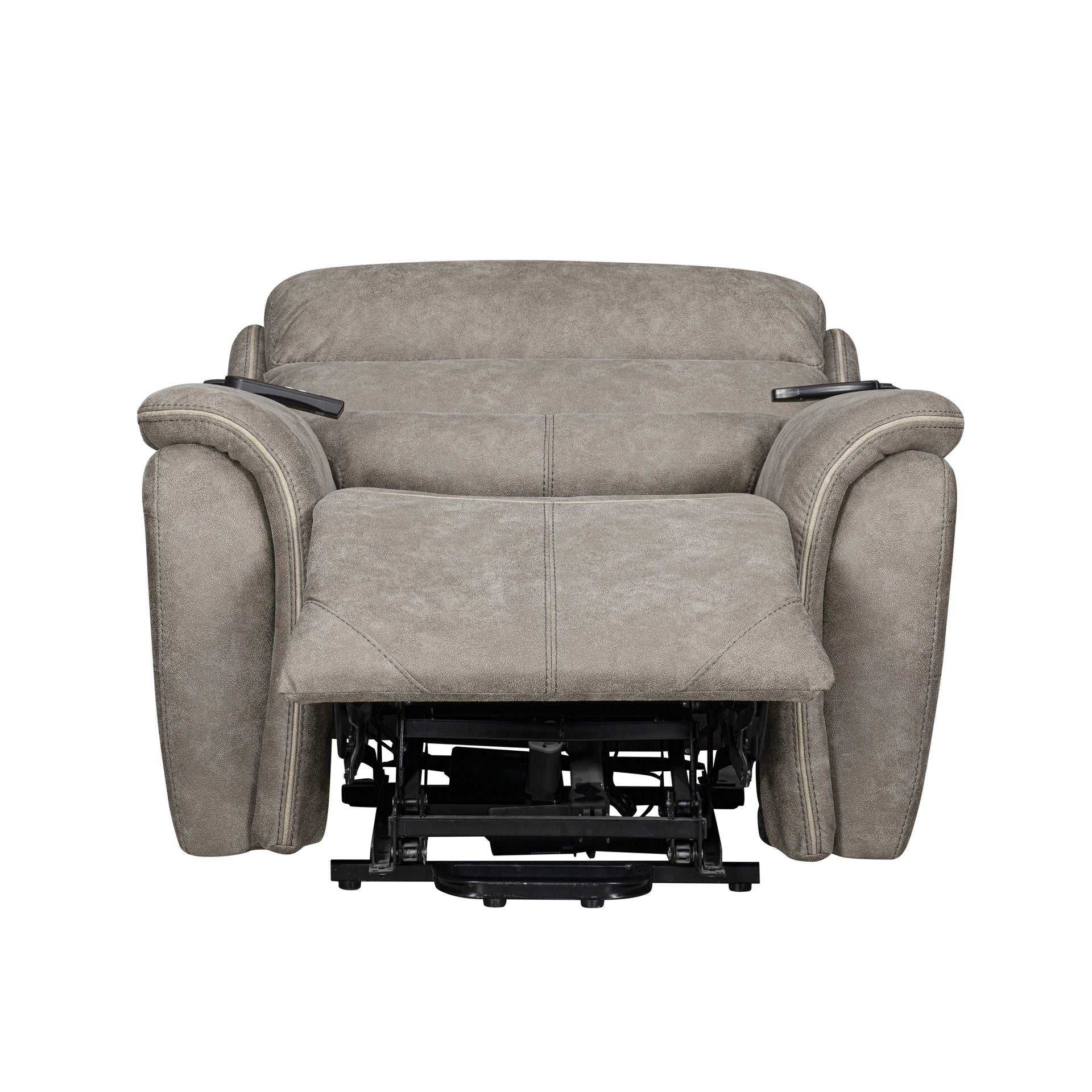 Kamari - Power Lift Recliner With Heat & Massage - Gray