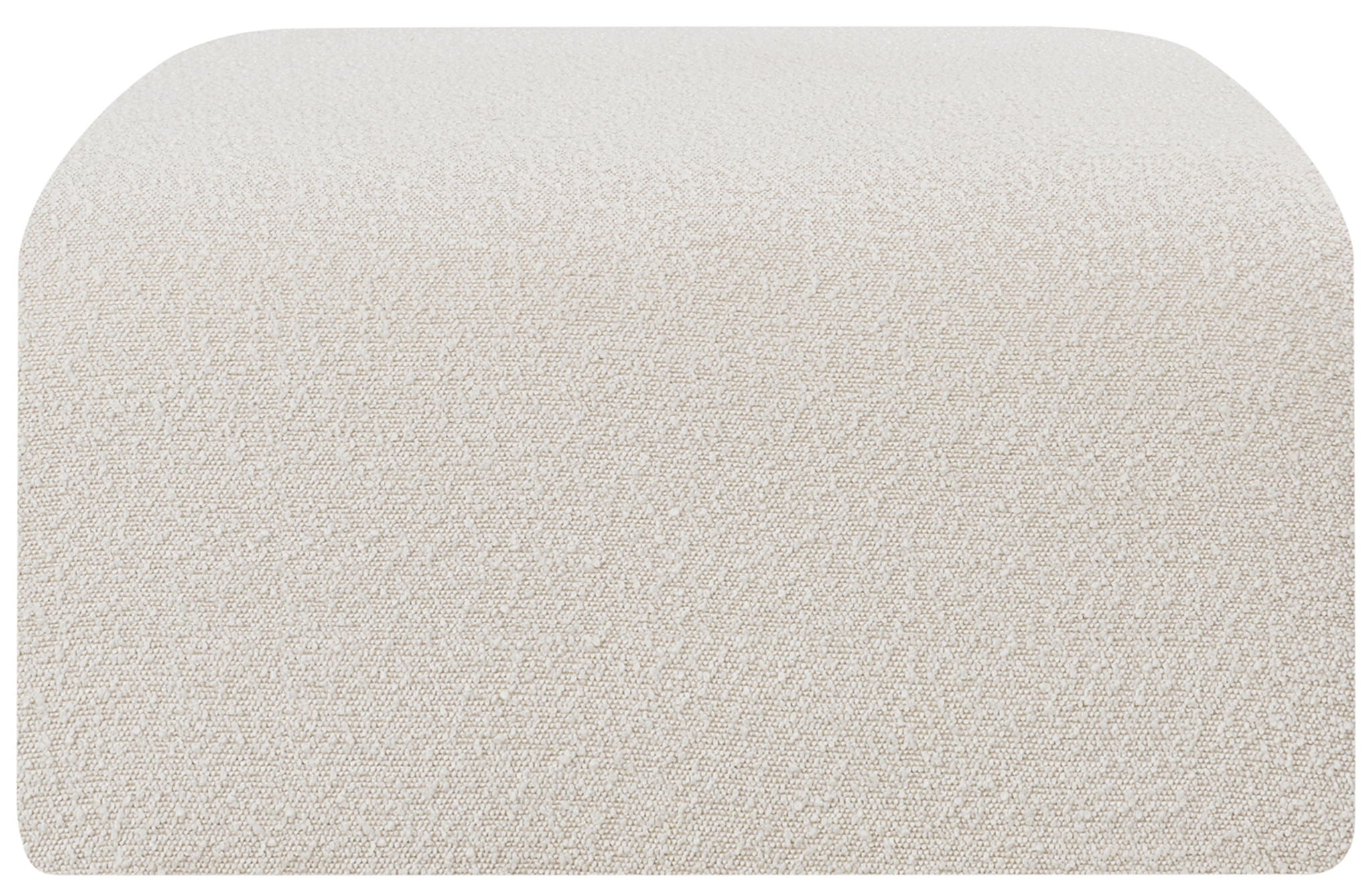 Arc - Boucle Fabric Ottoman