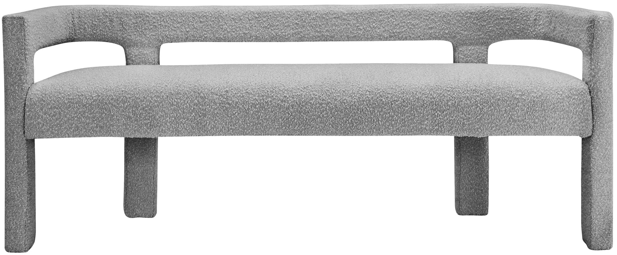 Athena - Boucle Fabric Bench
