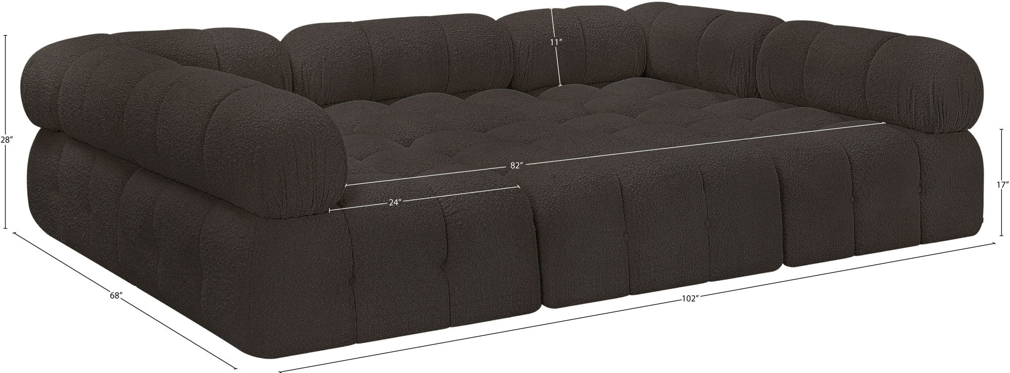 Ames - 6 Piece Modular Sectional