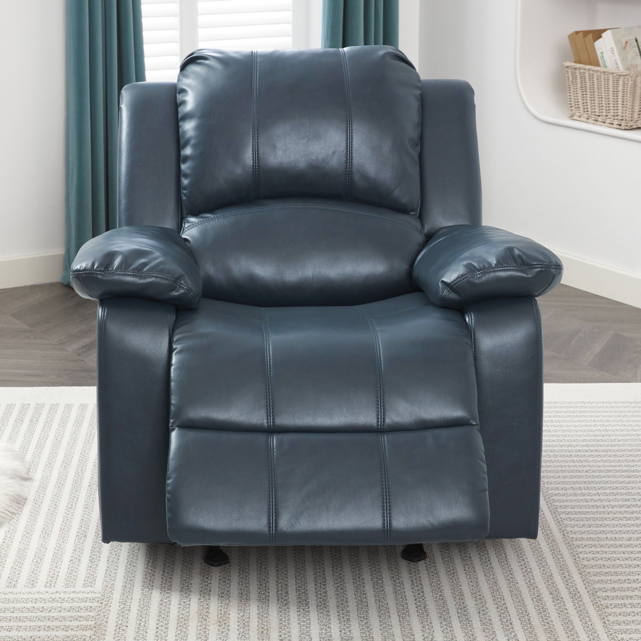 Charlotte - Gel Glider Recliner - Blue