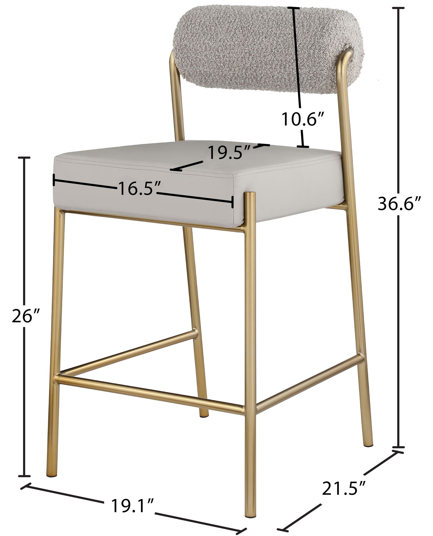 Carly - Counter Stool (Set of 2)
