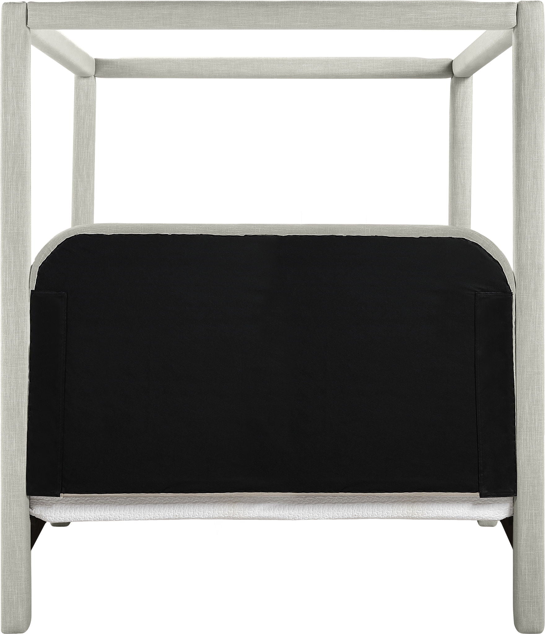 Salina - Linen Textured Fabric Upholstered Bed