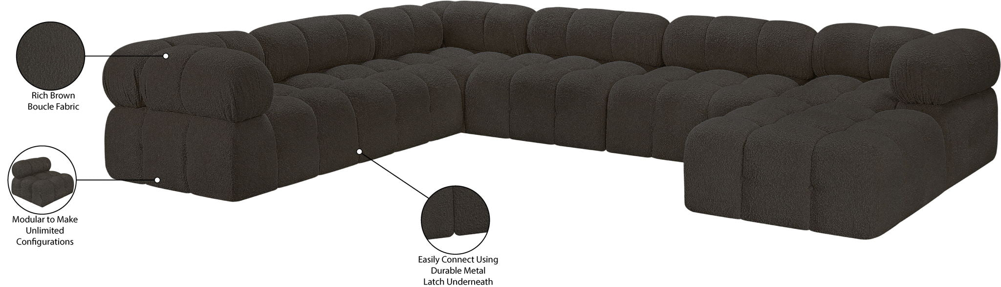 Ames - 7 Piece Modular Sectional