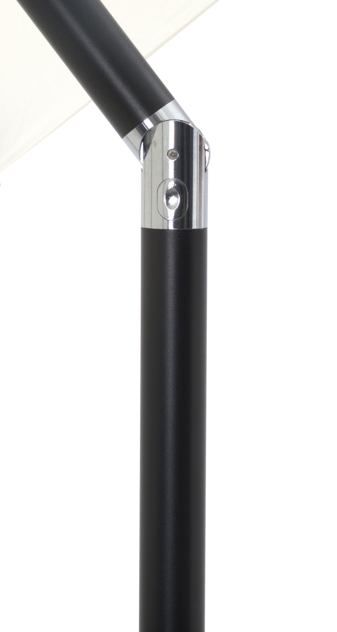 Fiji - Aluminum Patio Umbrella With Round White And Black Base