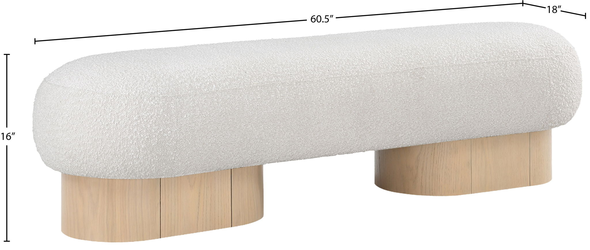 Robertson - Bench With Natural Base