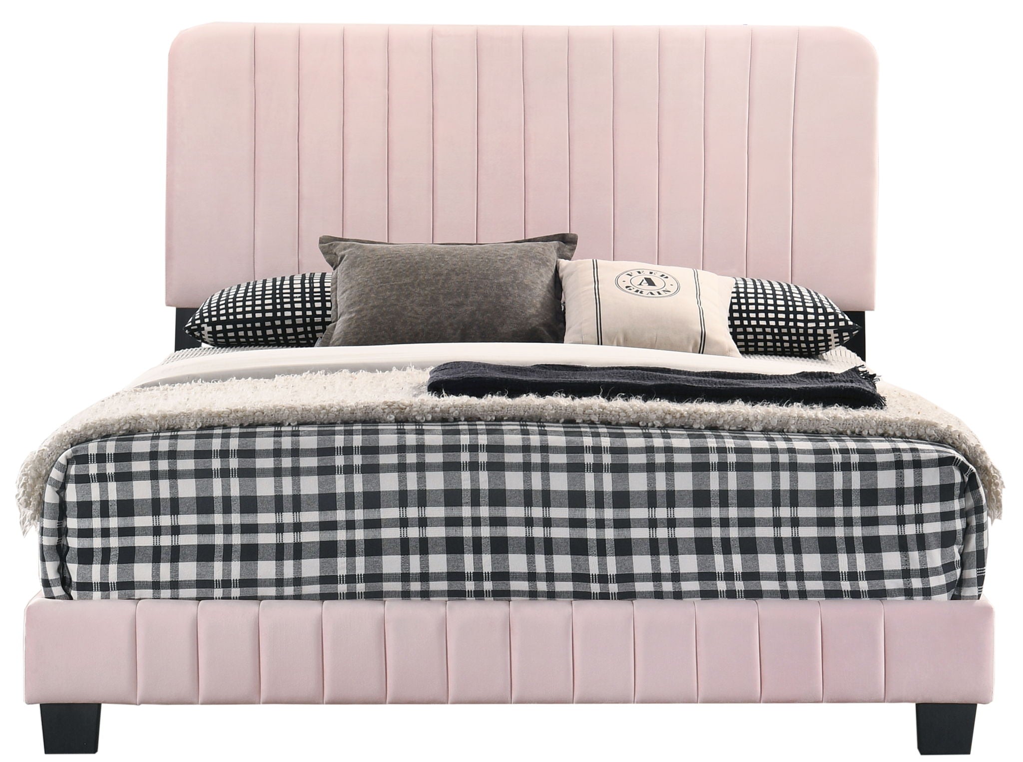 Channel Tufted Bed