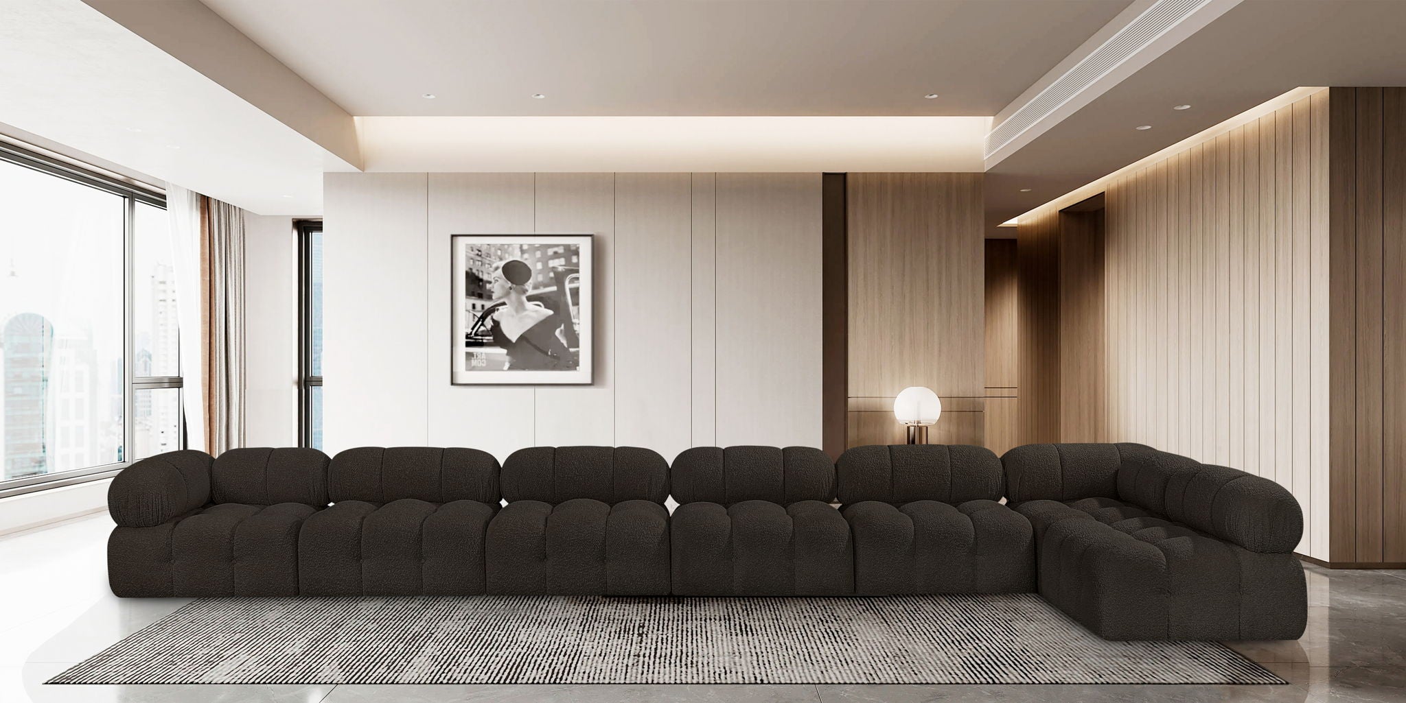 Ames - 7 Piece Modular L-Shaped Sectional