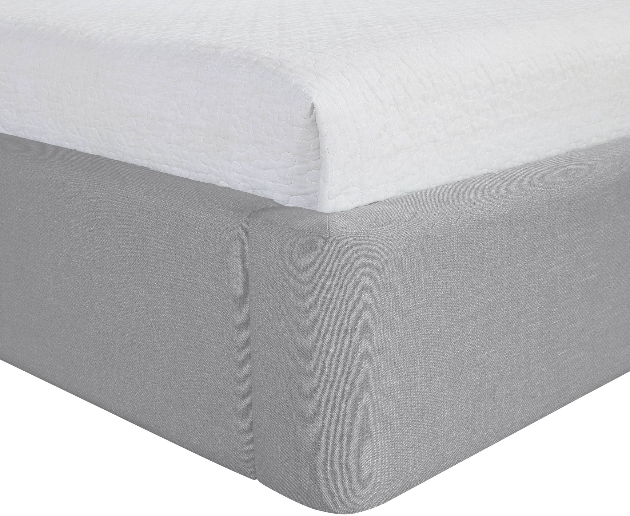 Kendall - Linen Textured Fabric Upholstered Bed