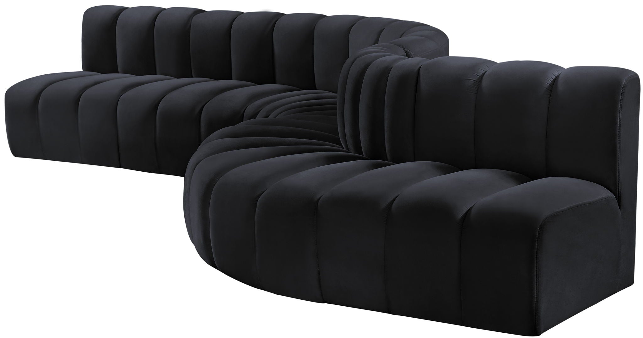 Arc - Velvet 7 Piece Modular Sofa
