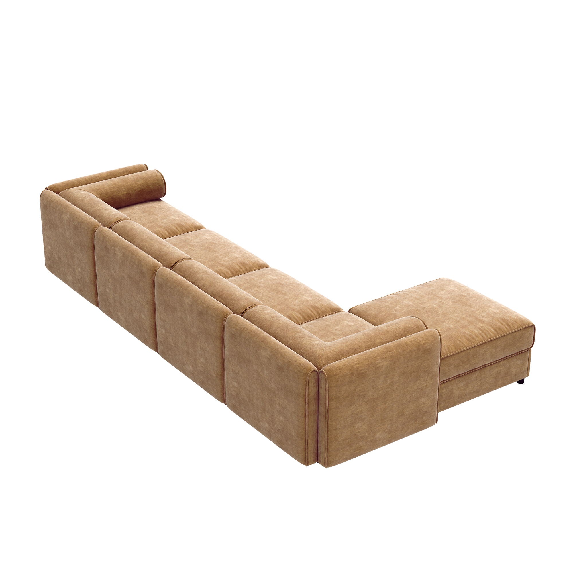 Contemporary Elegant Sofa With Storage And Ottoman