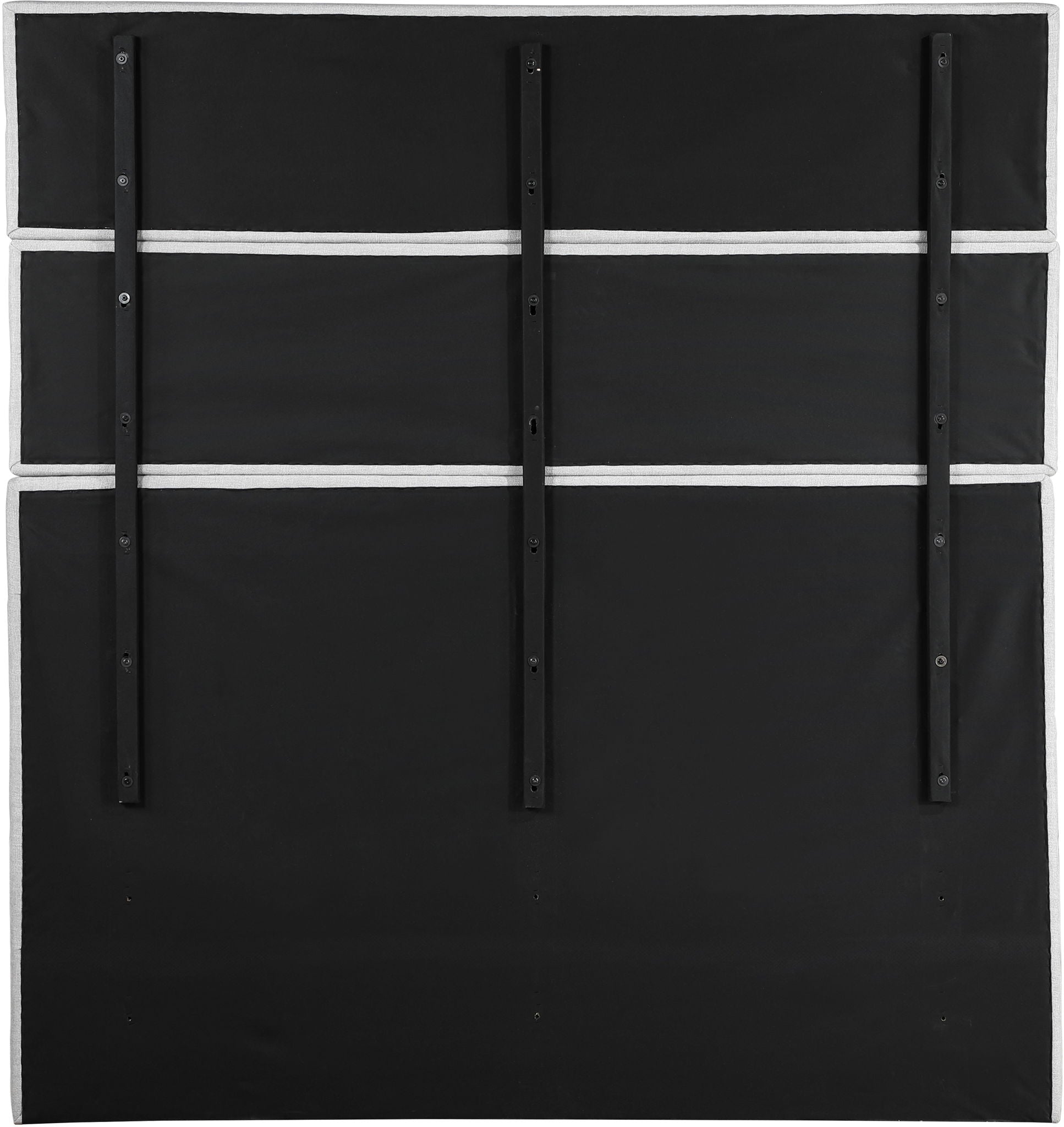 Adam - Linen Fabric Bed With 89" Headboard