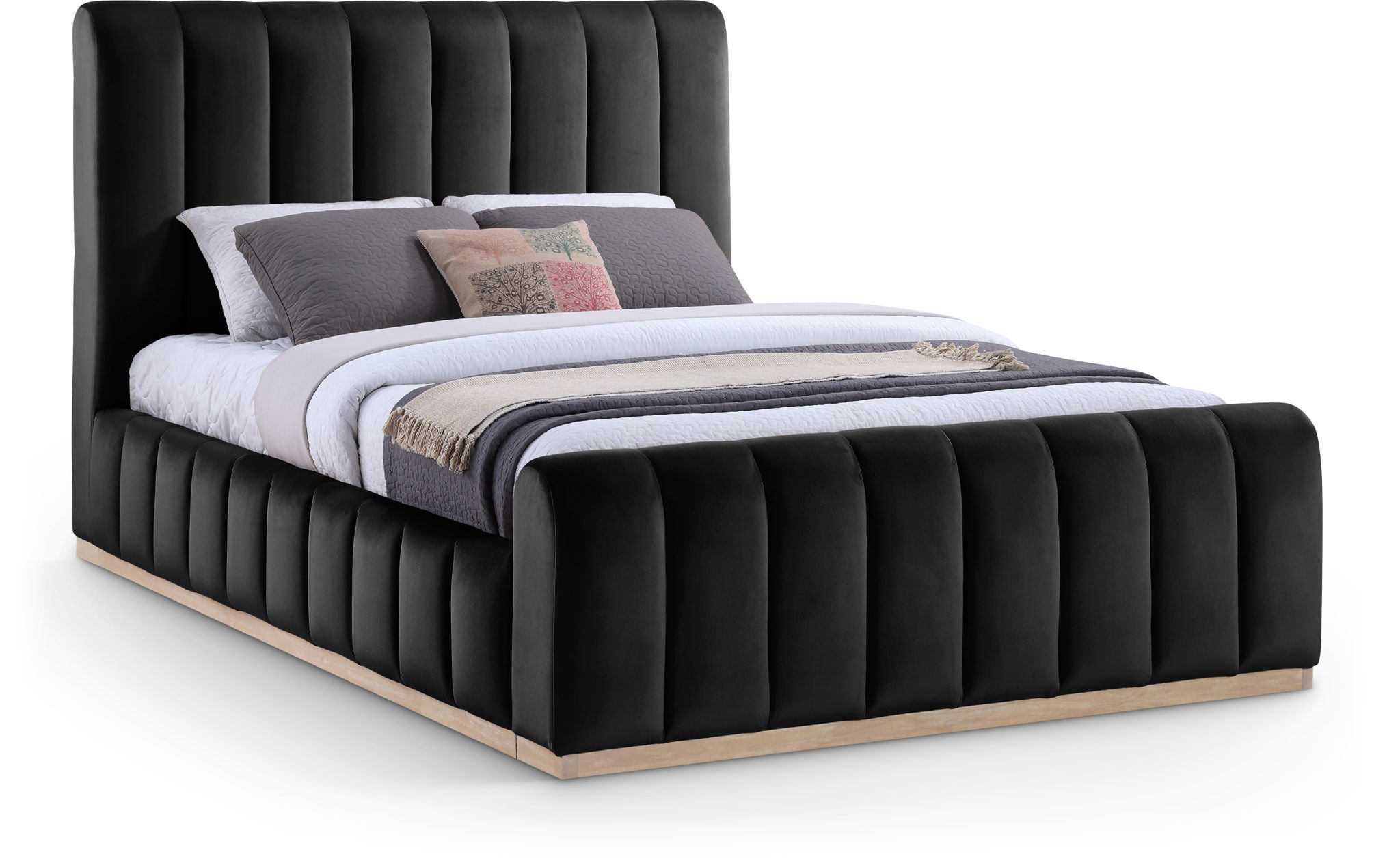 Amara - Velvet Bed