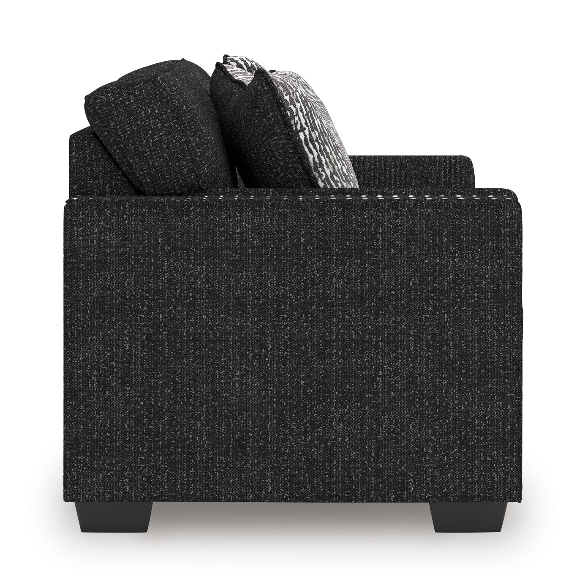 Jasmine Peaks - Loveseat - Coal