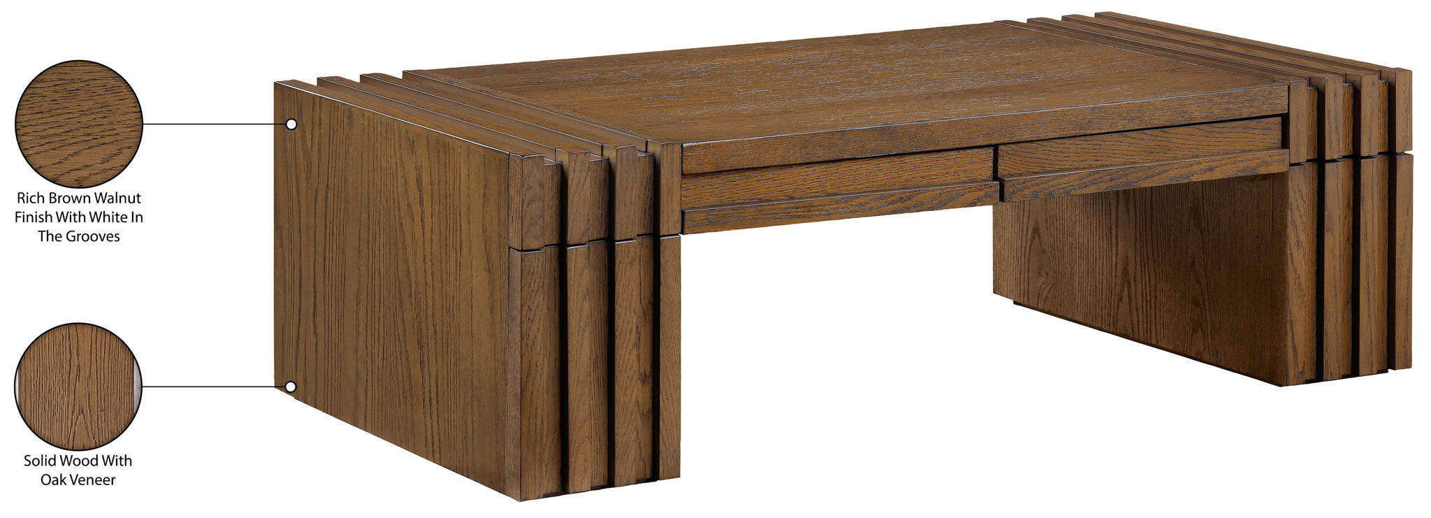 Stanton - Oak Veneer And Solid Wood Table