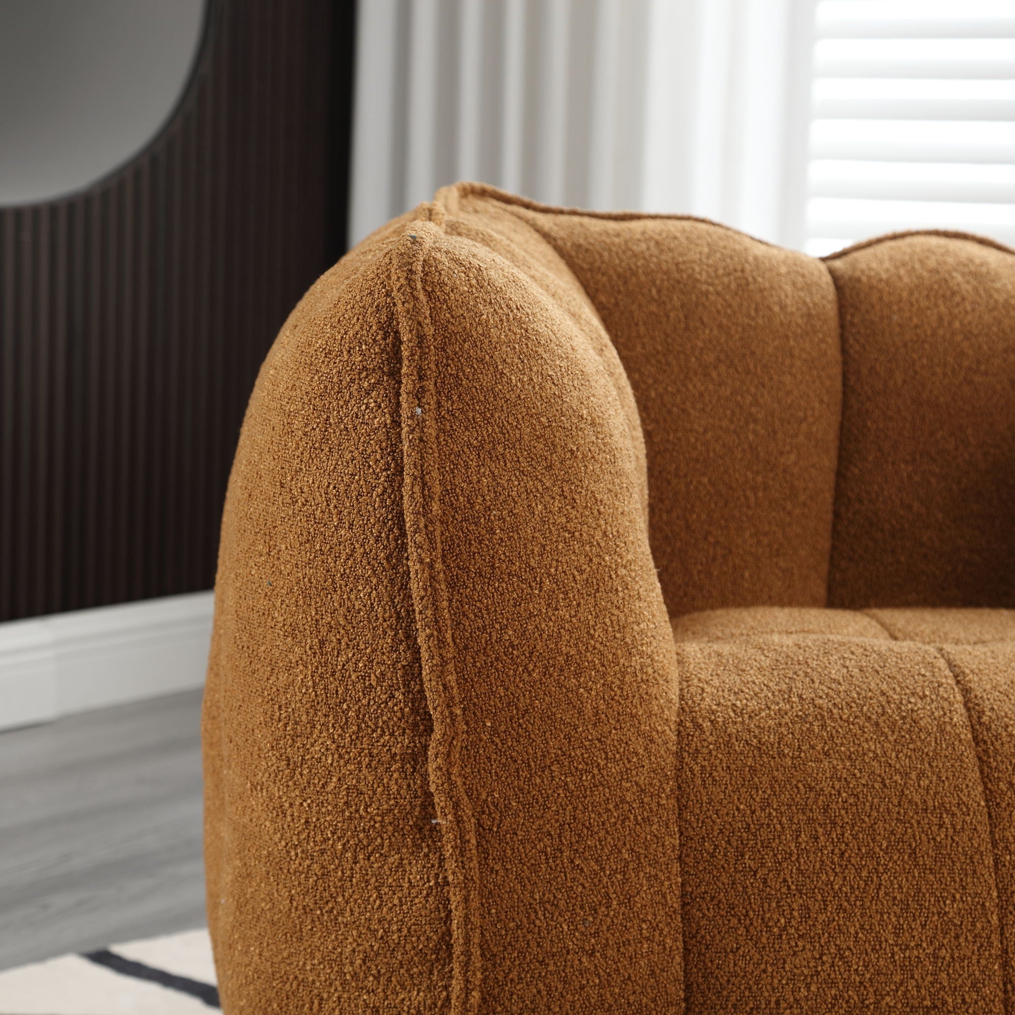 Soft Bean Bag Chair With High Resilient Foam