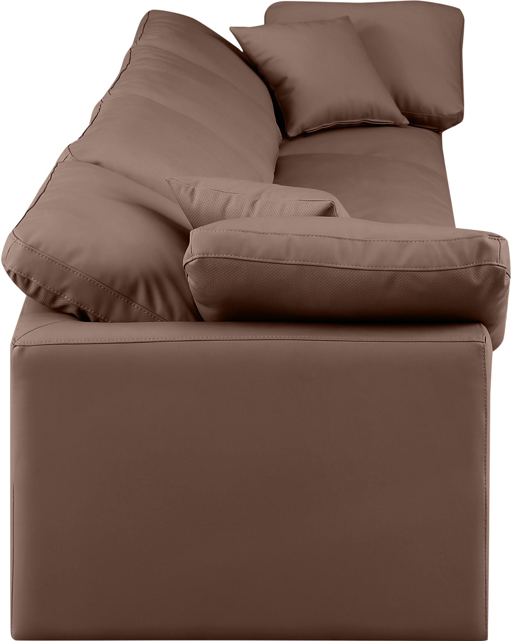 Indulge - Faux Leather 4 Seat Modular Sofa
