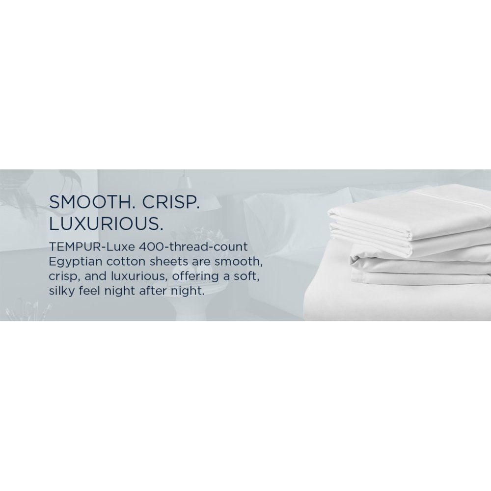 Linens - Tempur Luxe Egyptian Cotton Sheet Set - Cool Gray