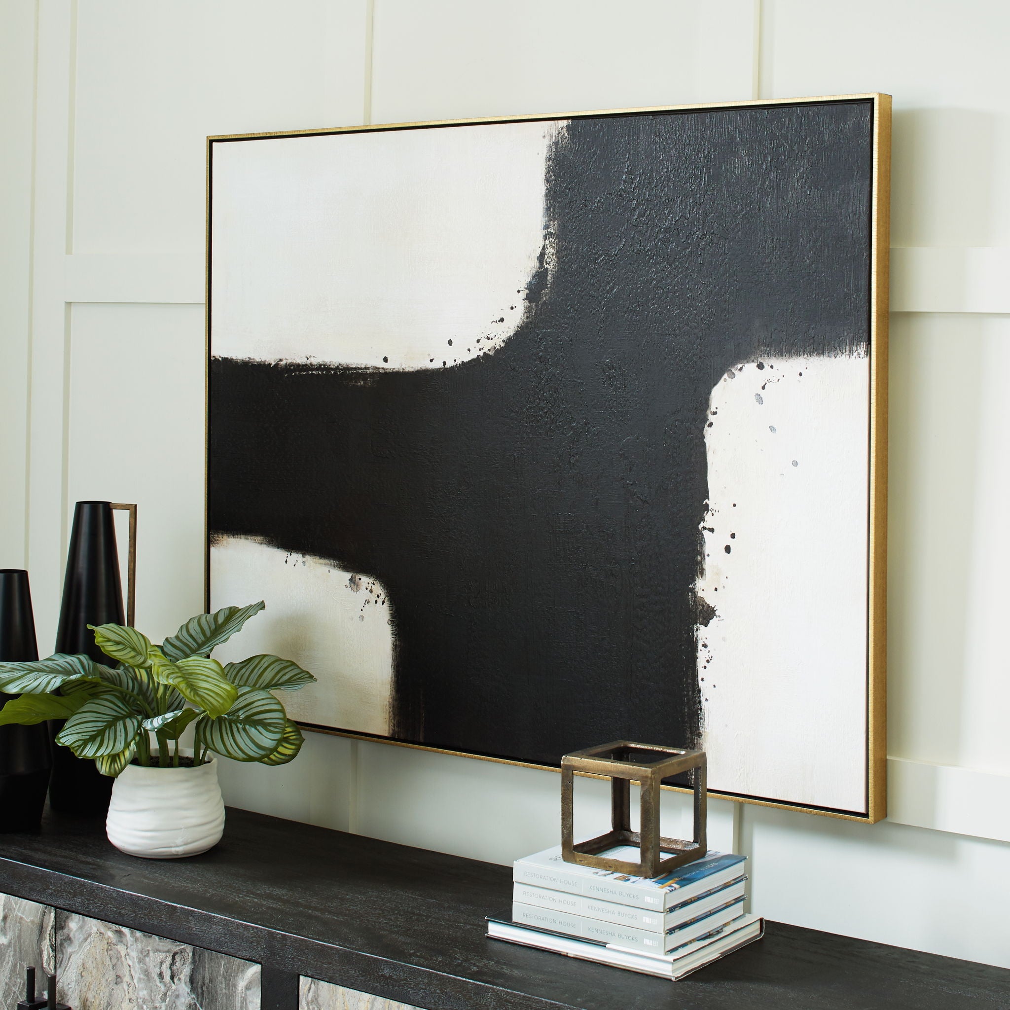 Reighlea - Wall Art - Black / White