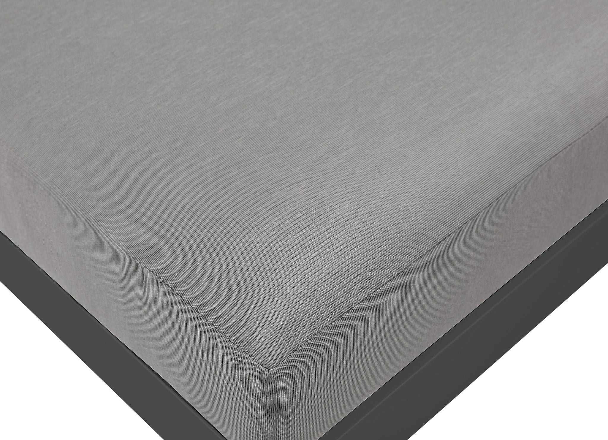 Nizuc - Outdoor Patio 9 Piece Modular Sectional With Gray Frame