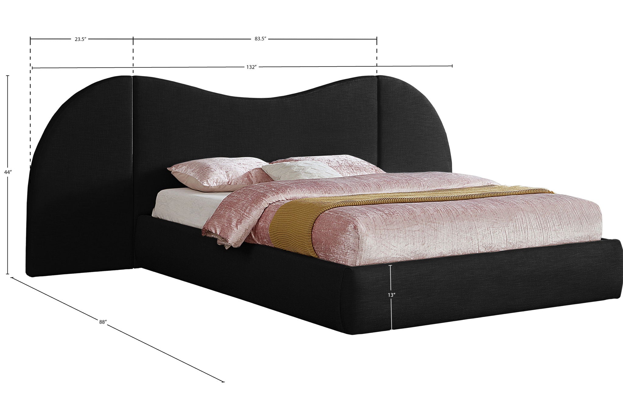 Everest - Linen Fabric Bed