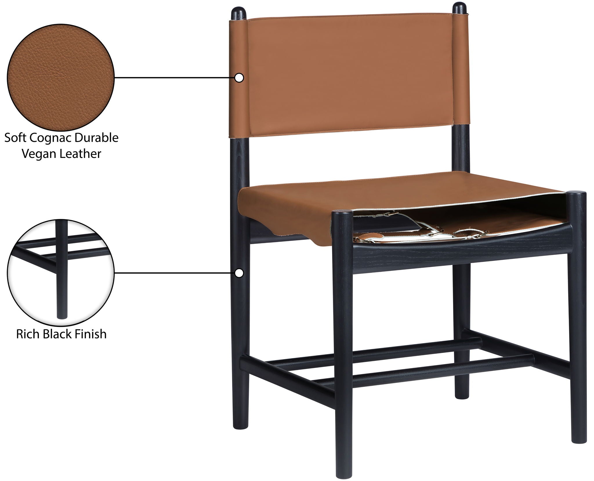 Rawlins - Dining Chair (Set of 2) - Black Frame
