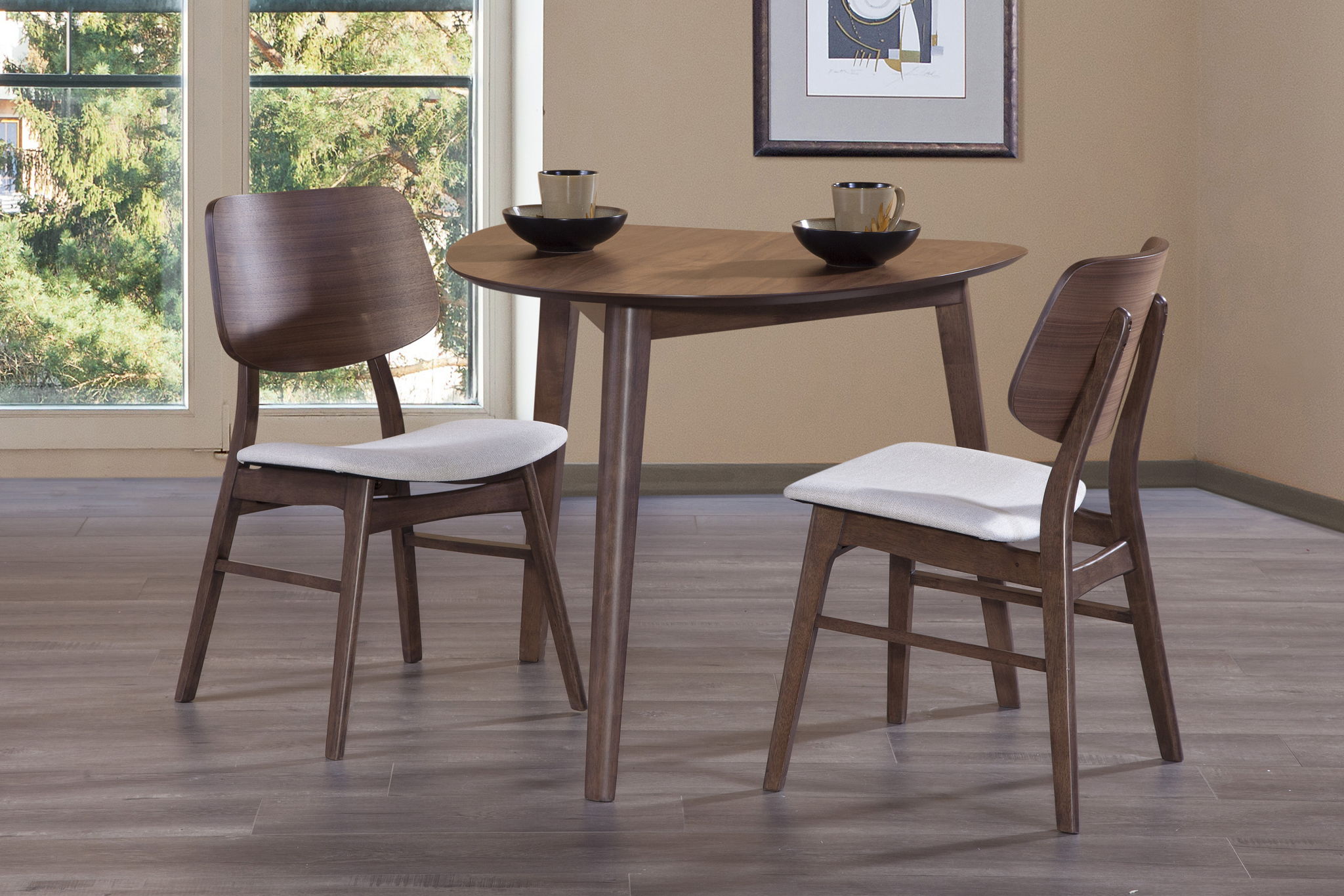 Oscar - Wood Back Chair (Set of 2)