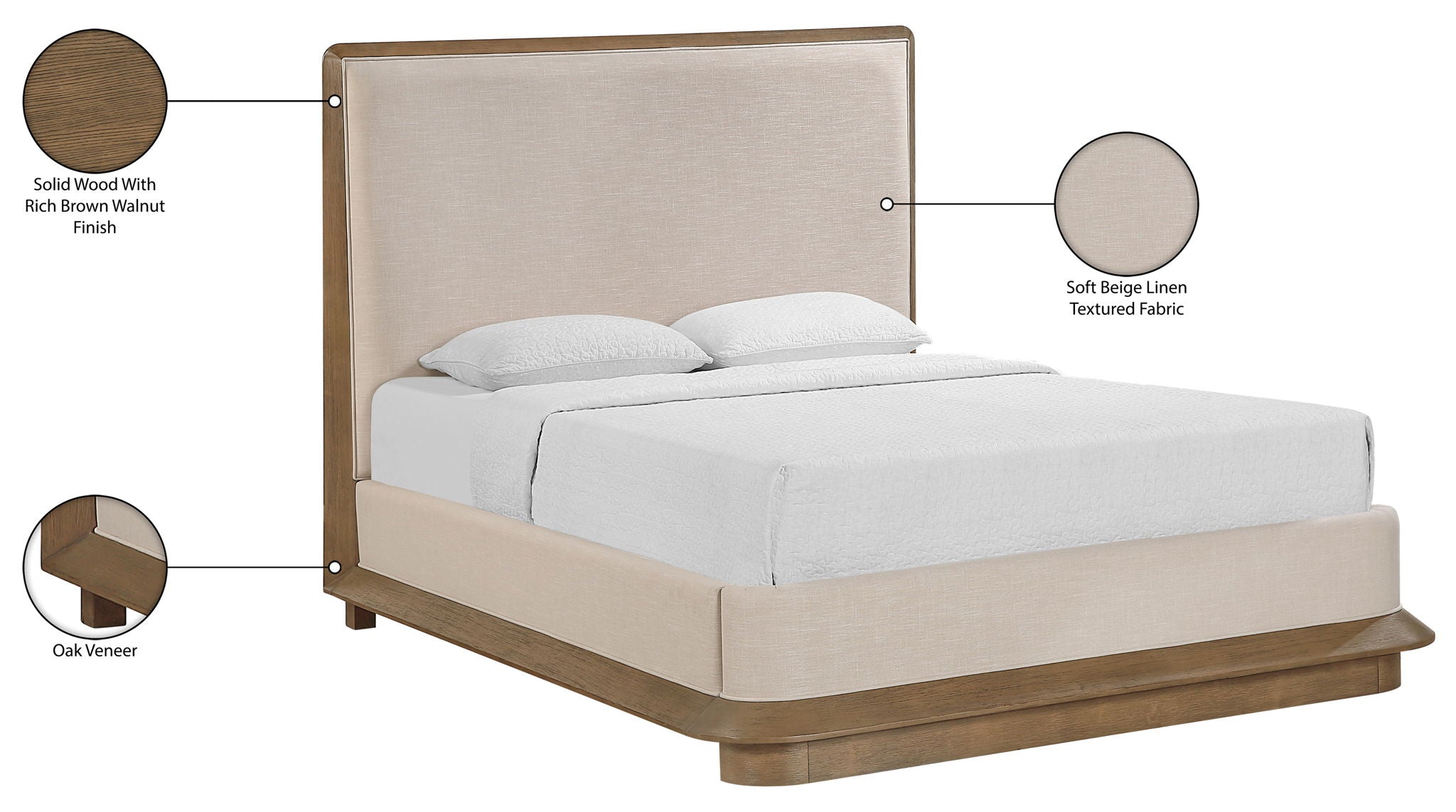 Adagio - Fabric Upholstered Bed