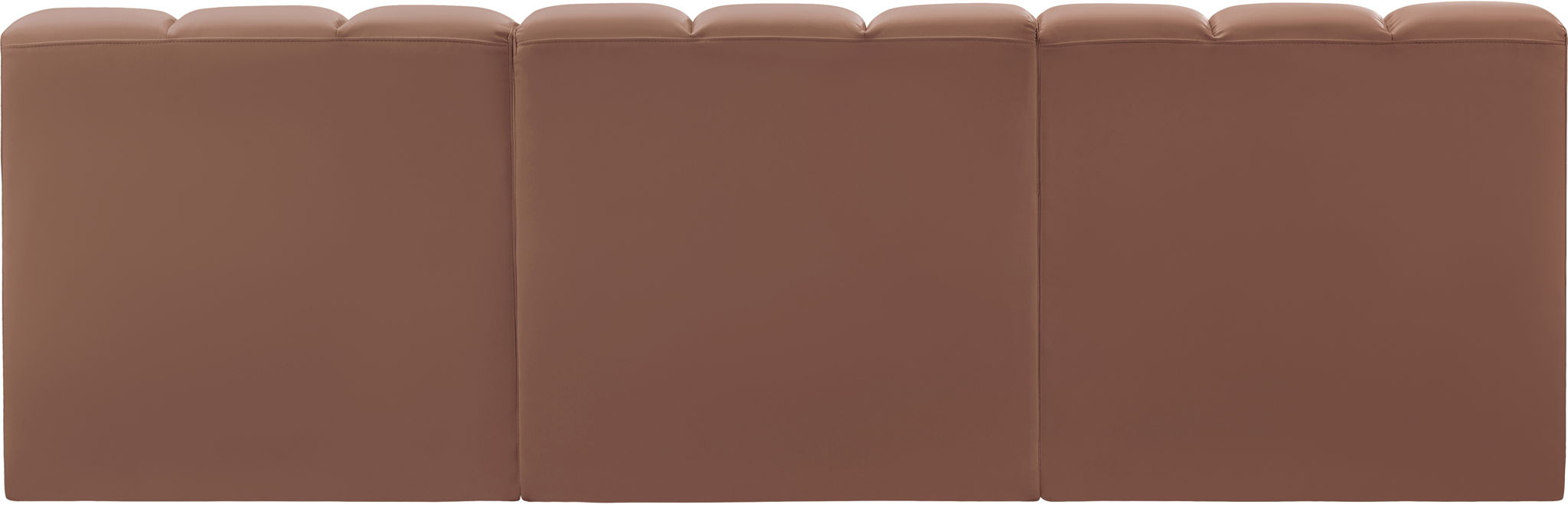 Arc - Faux Leather 3 Seats Modular Sofa