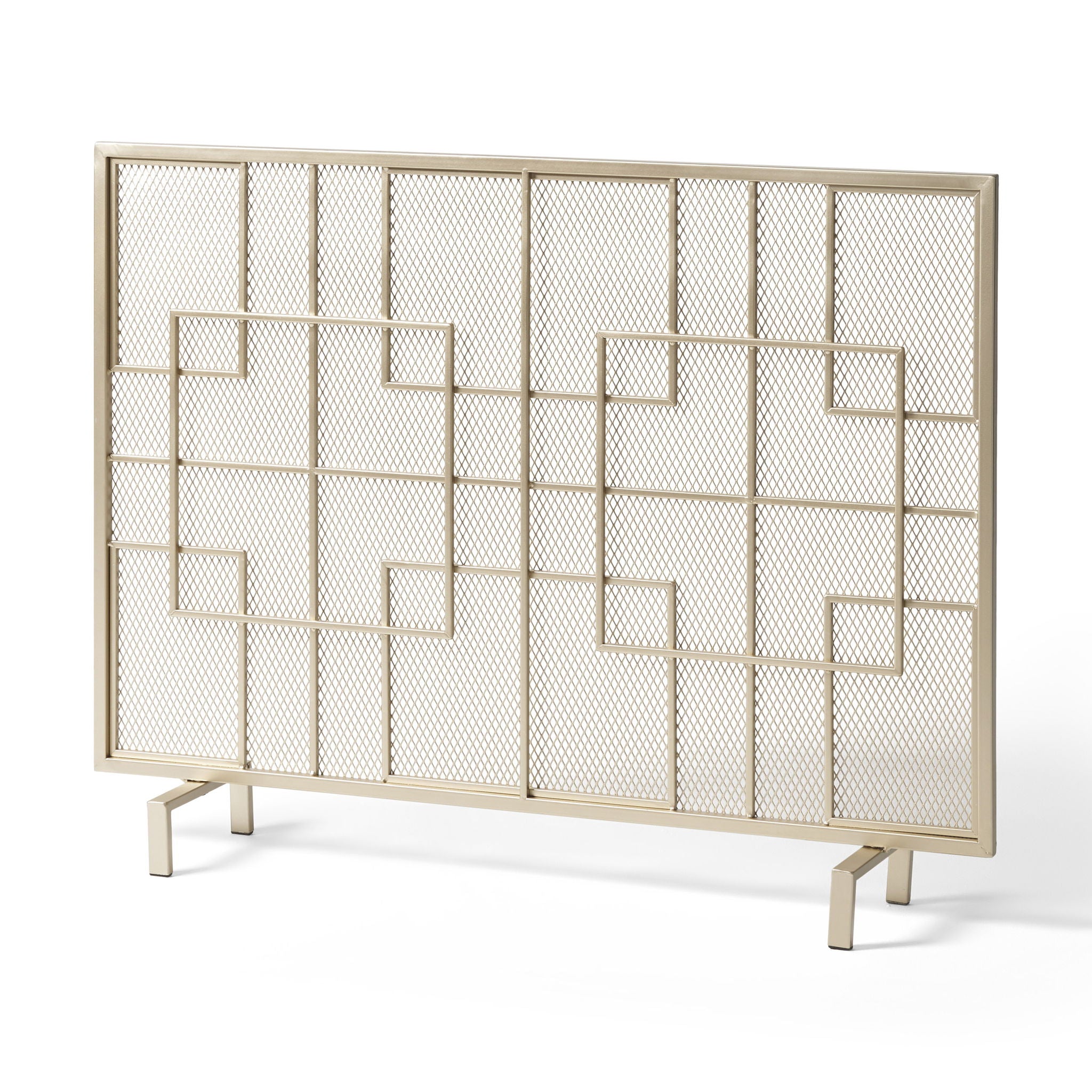 Dorothy - Modern Single Panel Iron Fire Screen