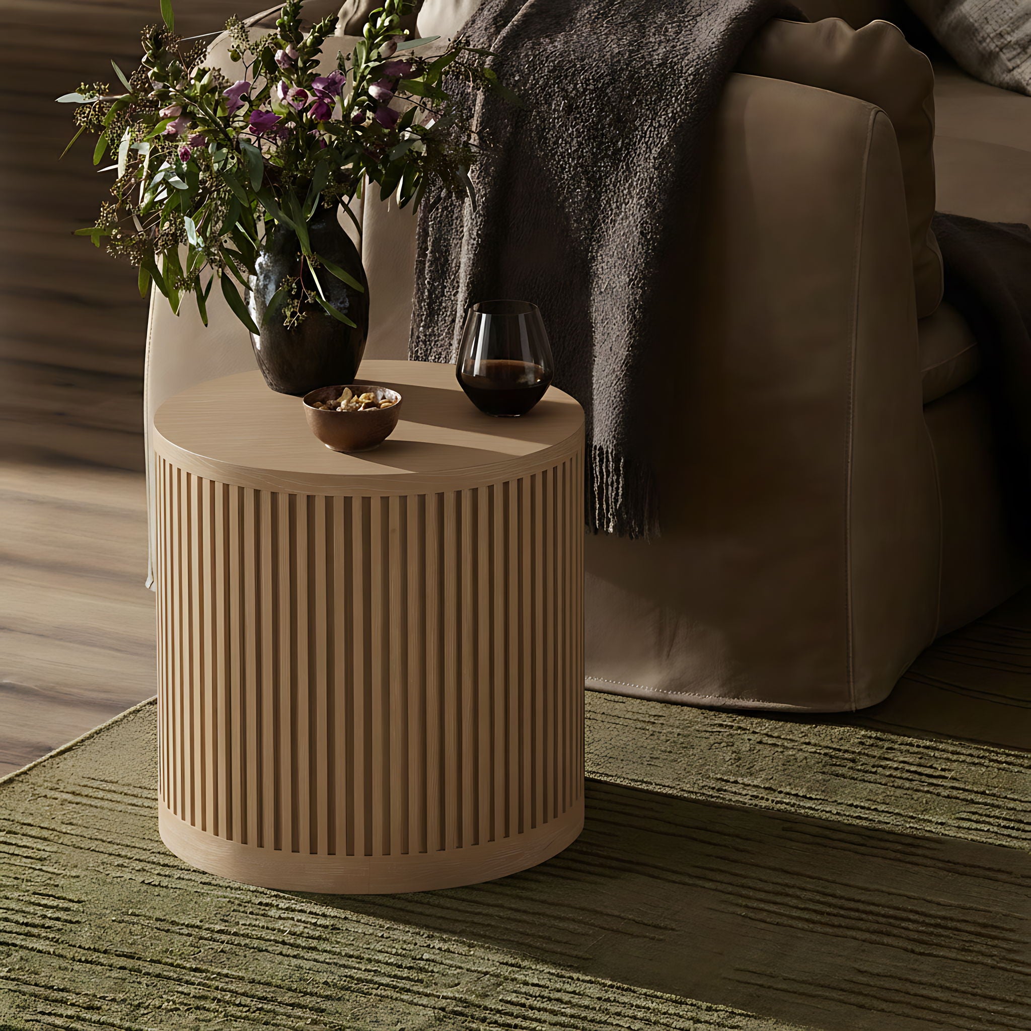 Madera - Oak Veneer And Solid Wood Table