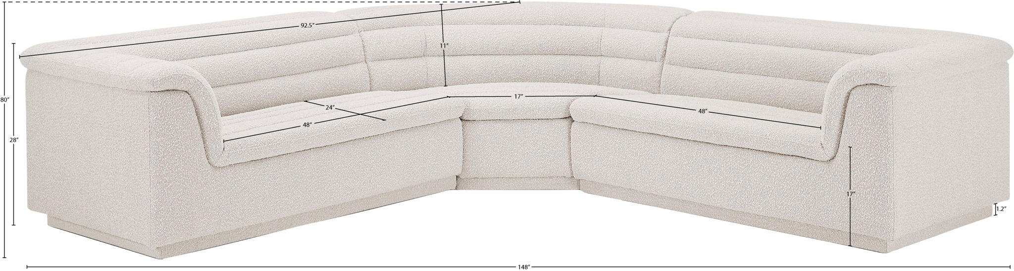 Cascade - Boucle Modular Sectional