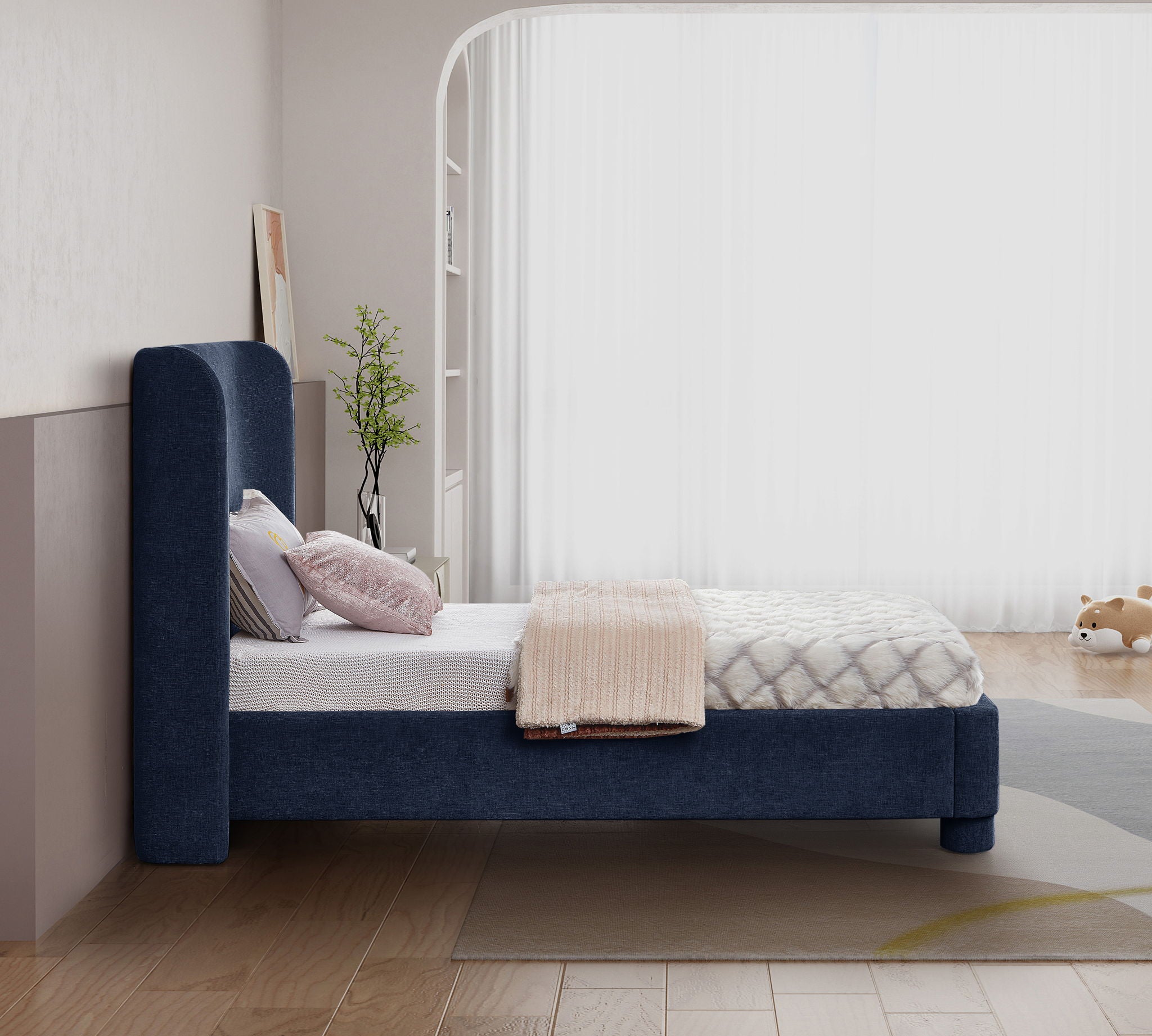 Penny - Chenille Fabric Bed