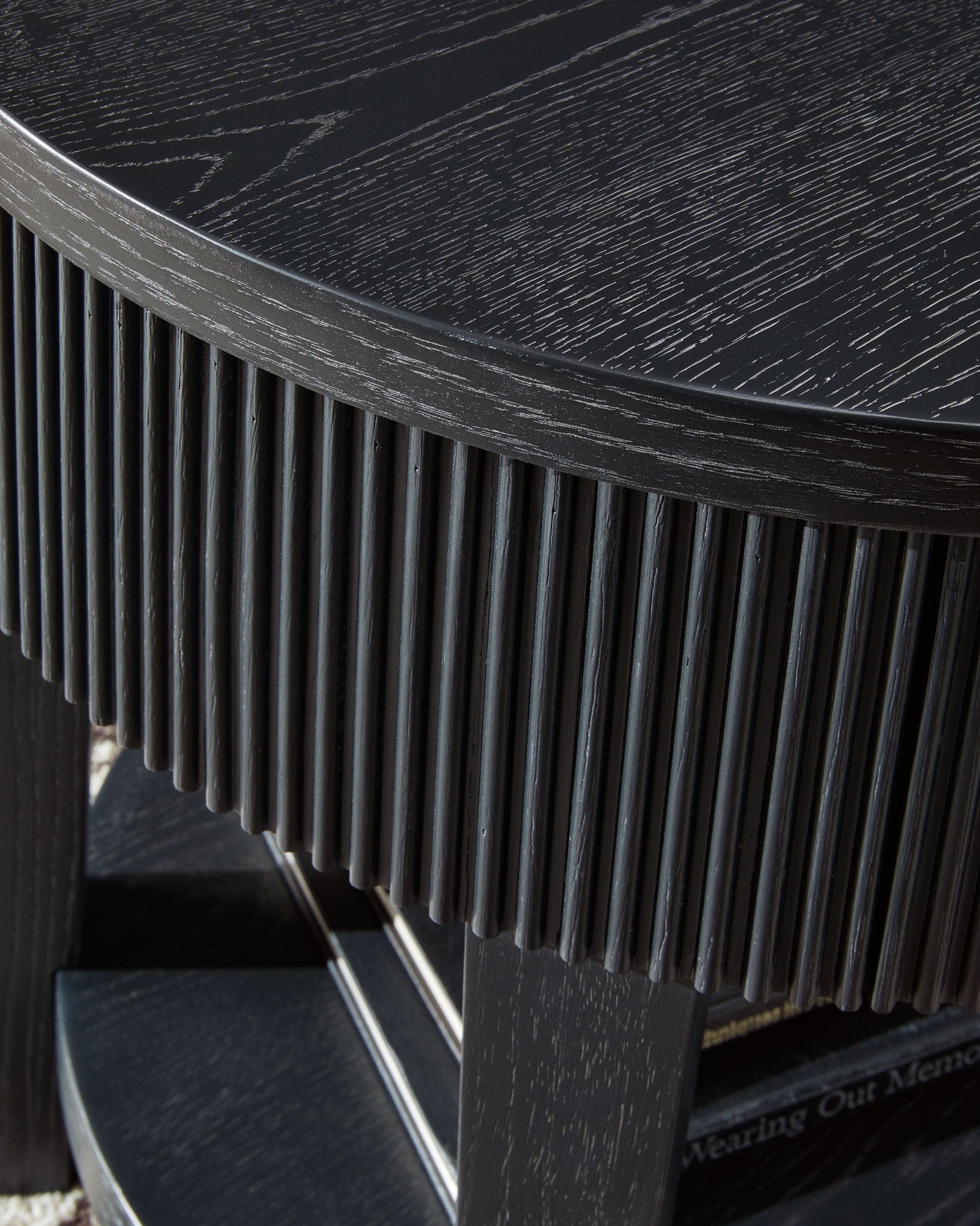 Marstream - Round End Table - Black